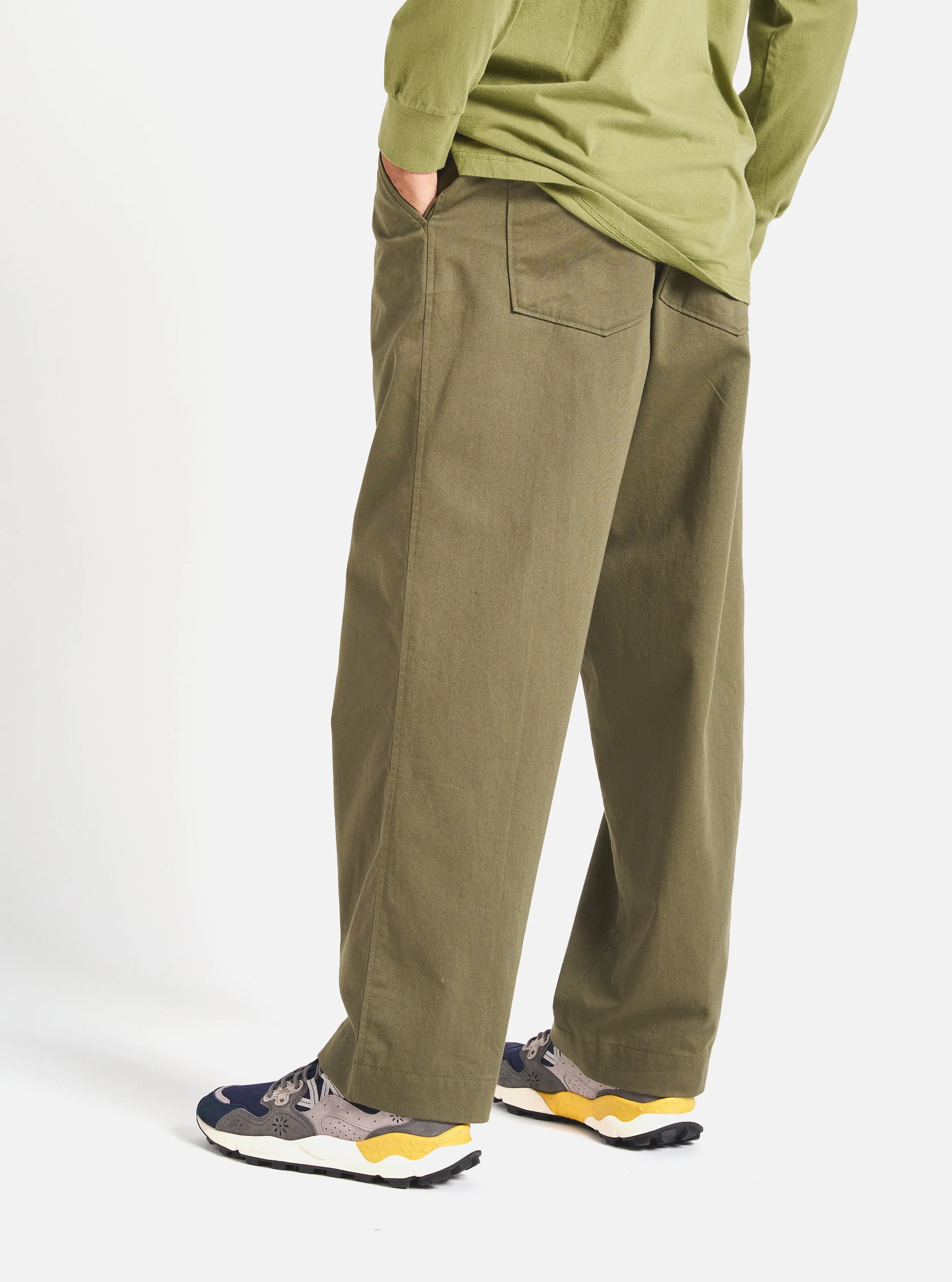 Light Olive Twill Duke Pant sold by Universal Works product image thumbnail 4