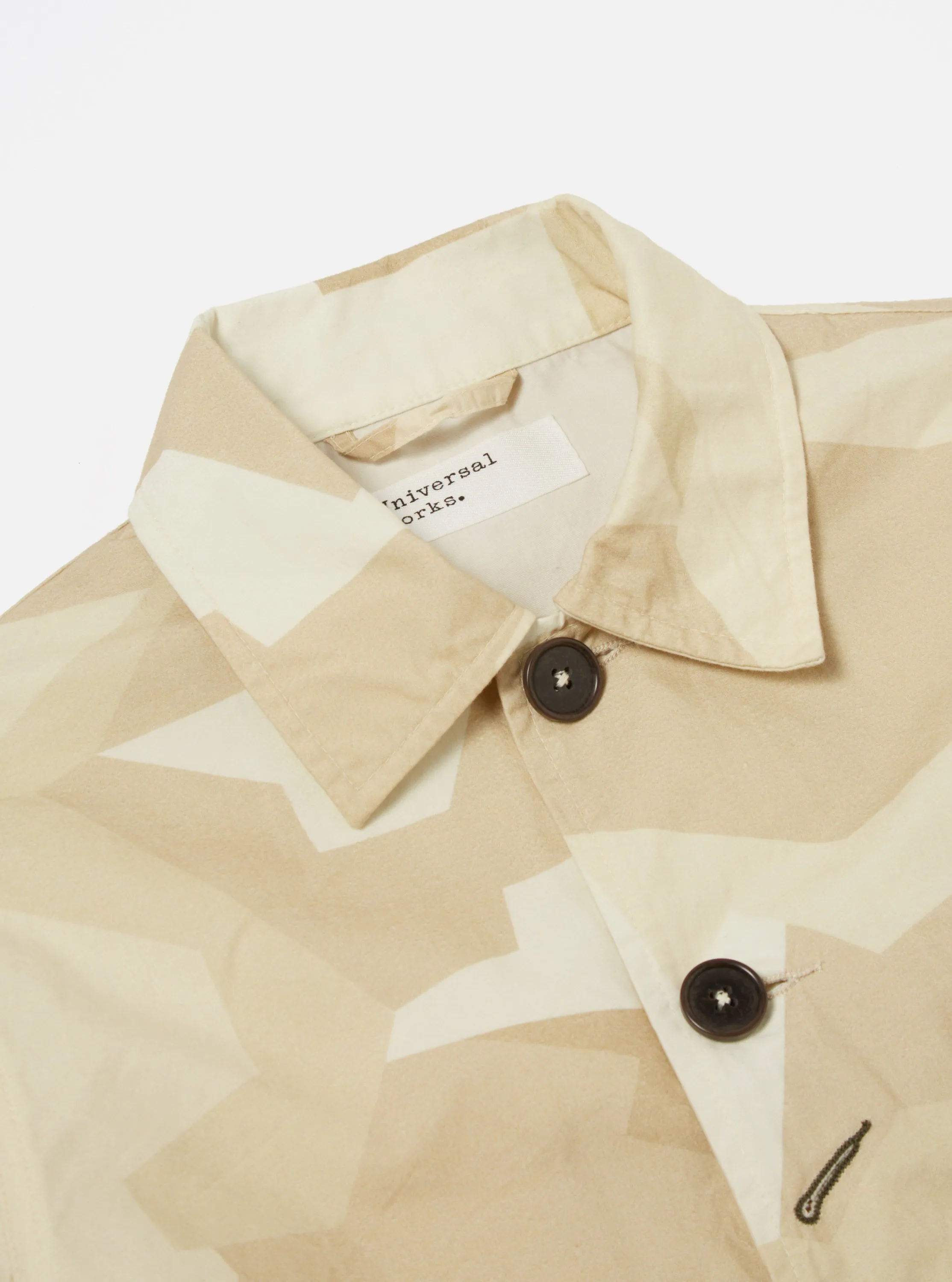 Universal Works Bakers Jacket in Sand Swedish Camo sold by Universal Works product image thumbnail 4