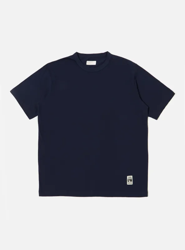 Navy Single Jersey Core Tee sold by Universal Works