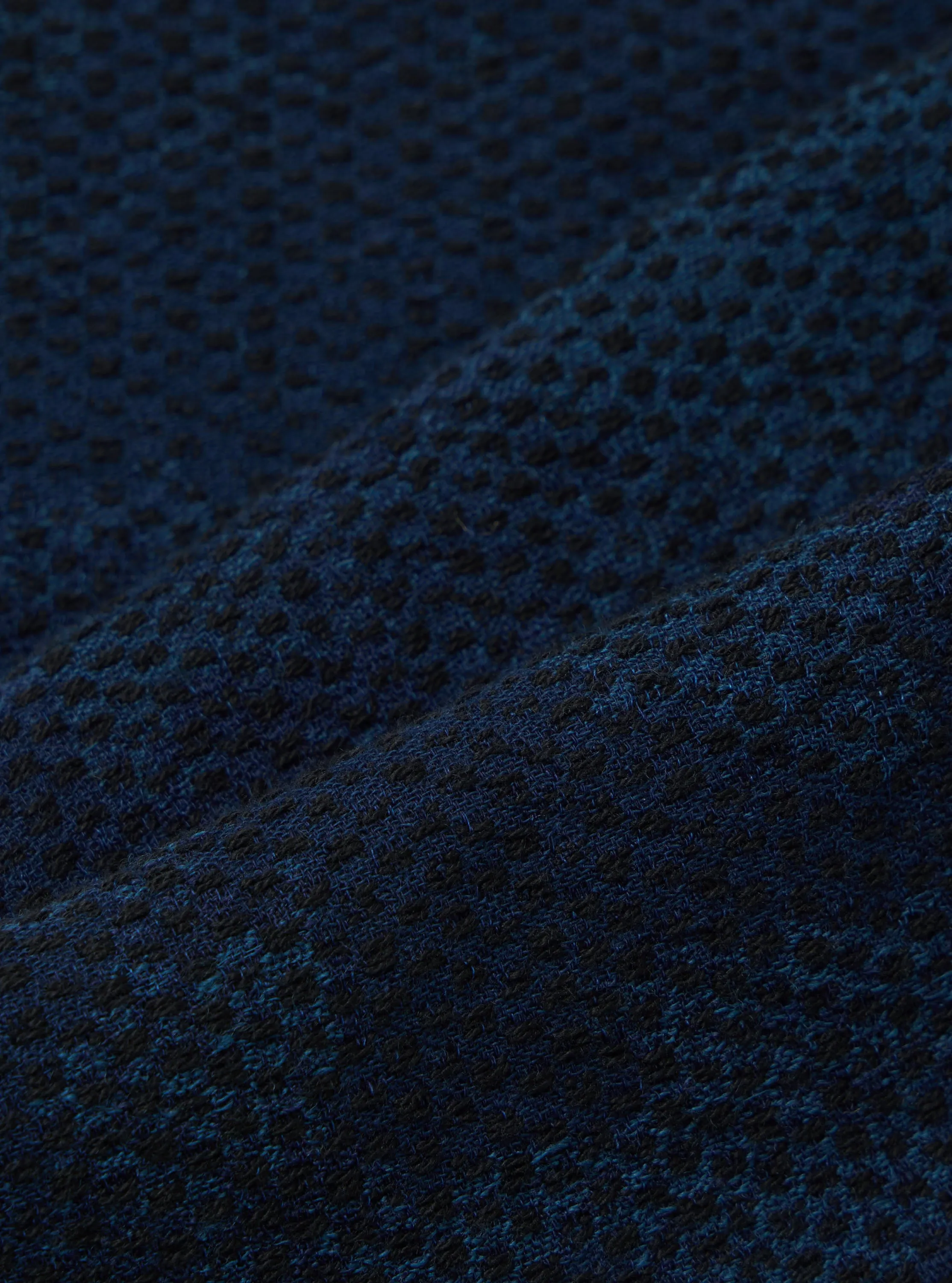 Black/Indigo Denim Camo Pleated Track Pant sold by Universal Works product image thumbnail 4