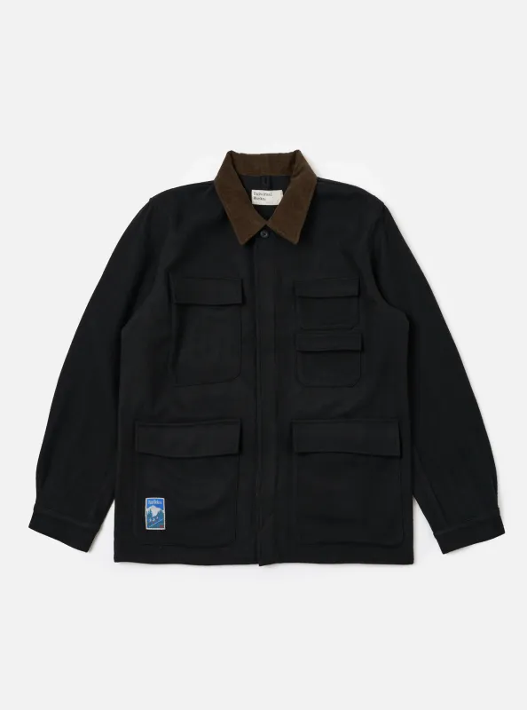 Black Mowbray Military Fatigue Jacket sold by Universal Works