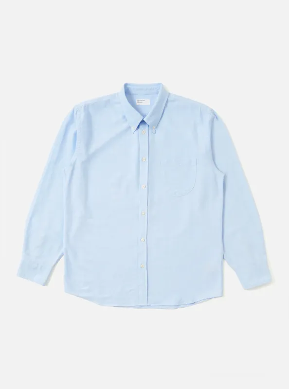 Sky Blue Oxford Daybrook Shirt sold by Universal Works