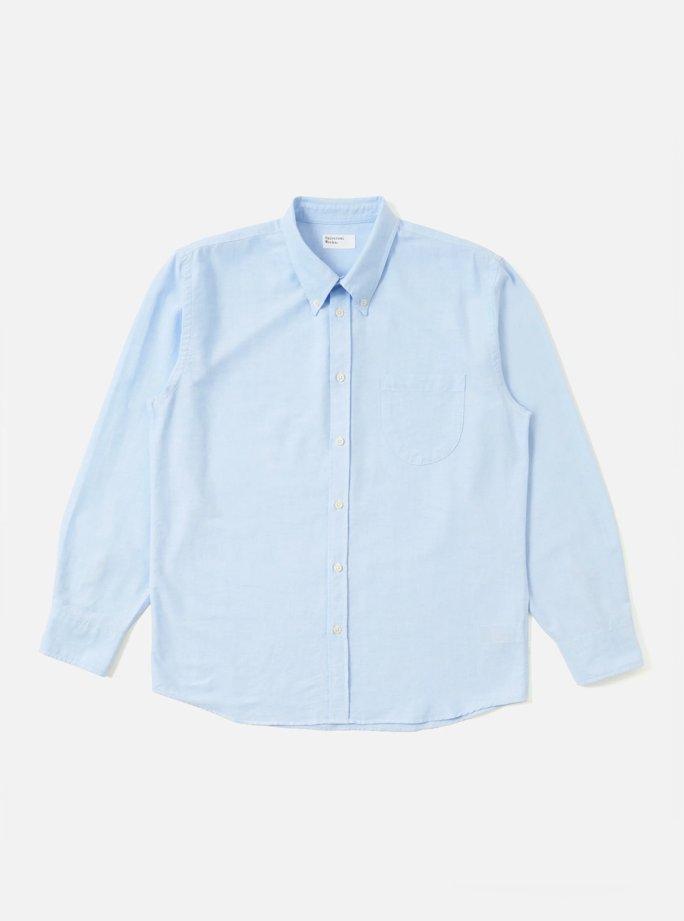 Sky Blue Oxford Daybrook Shirt sold by Universal Works