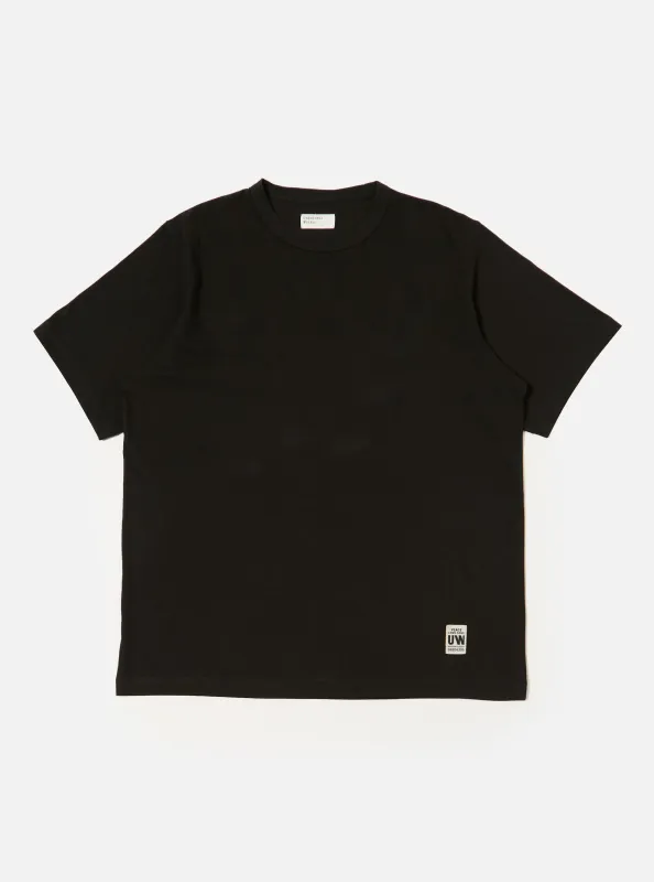 Black Single Jersey Core Tee sold by Universal Works