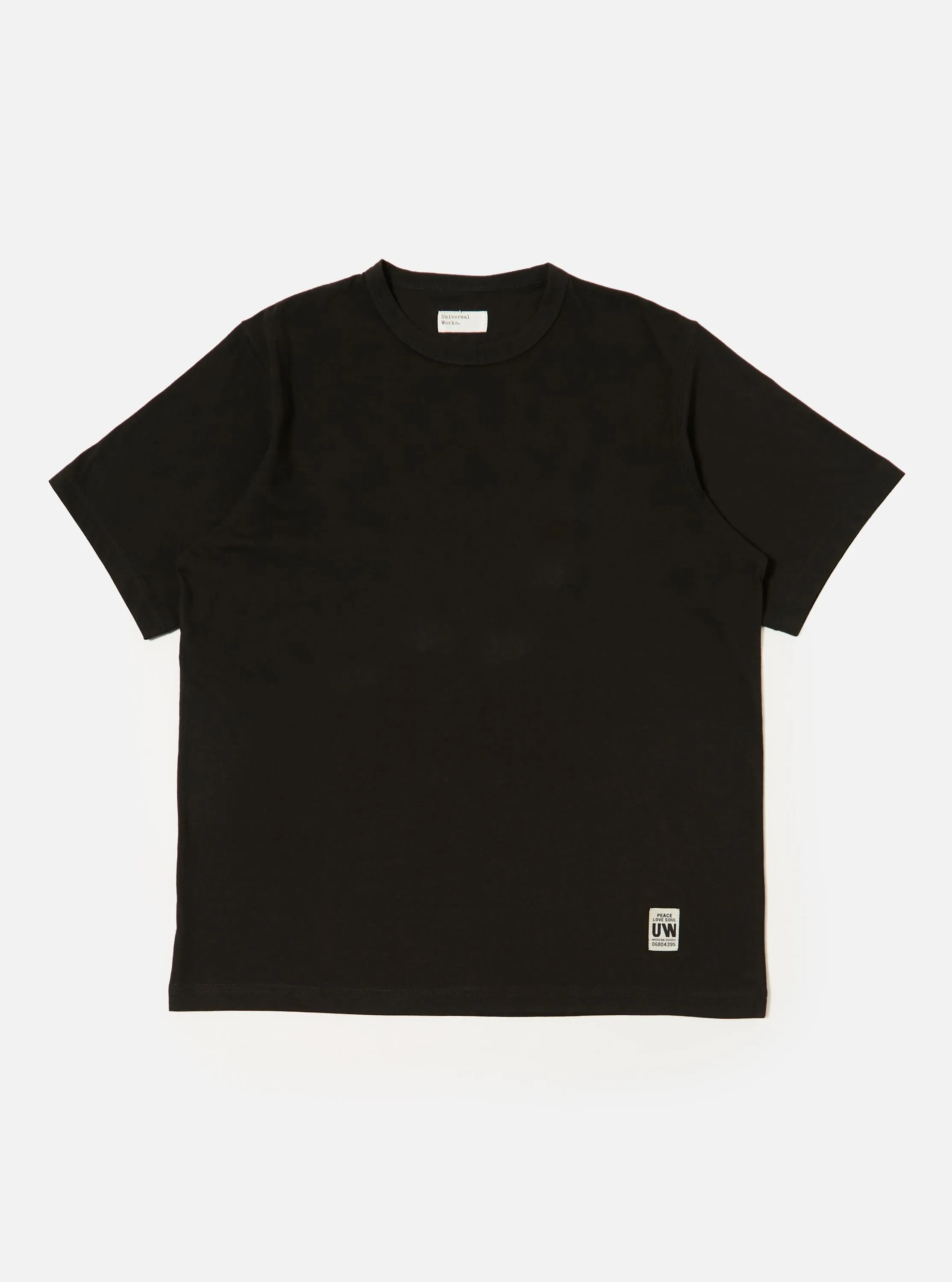 Black Single Jersey Core Tee sold by Universal Works