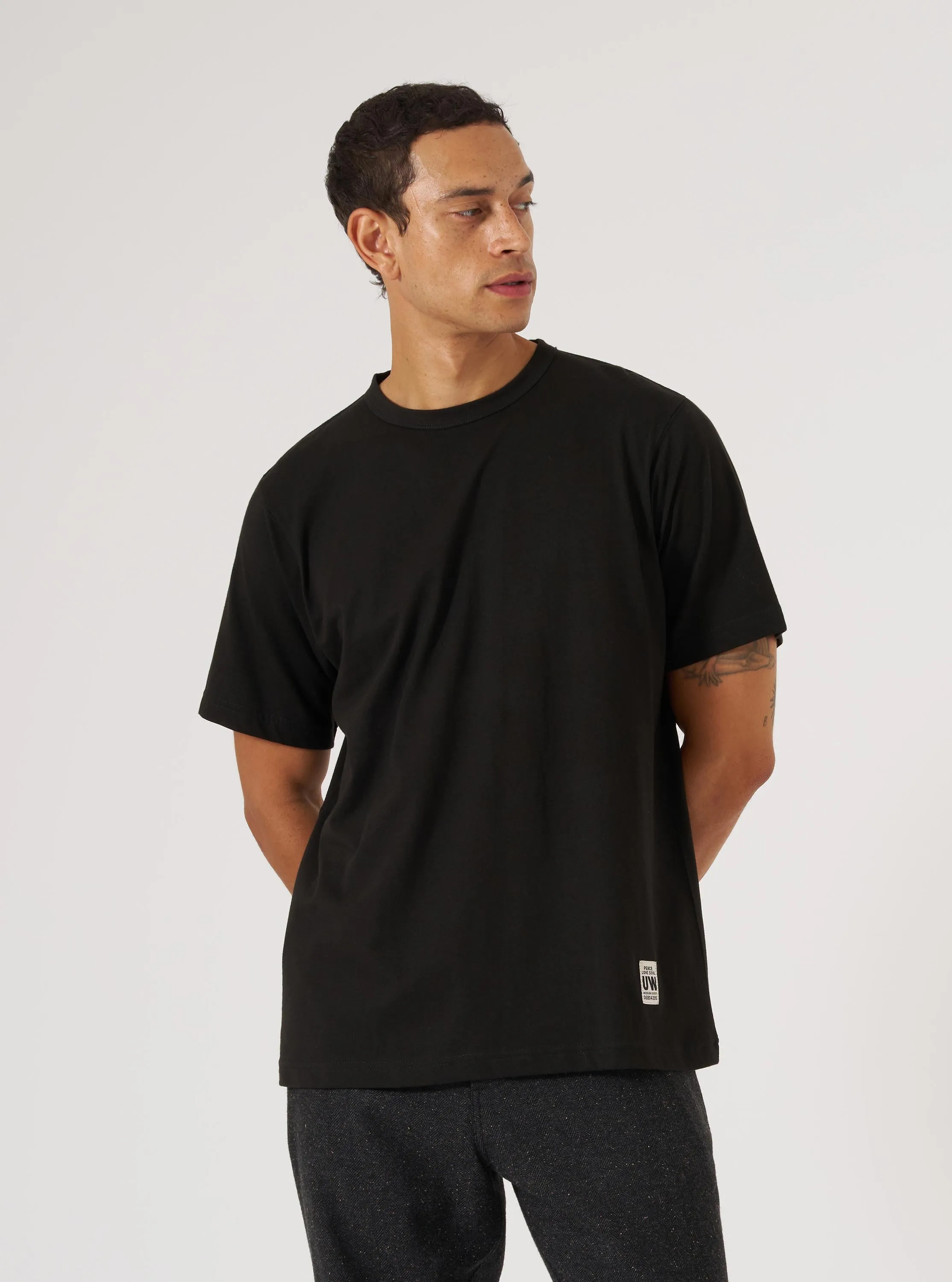 Black Single Jersey Core Tee sold by Universal Works product image thumbnail 2