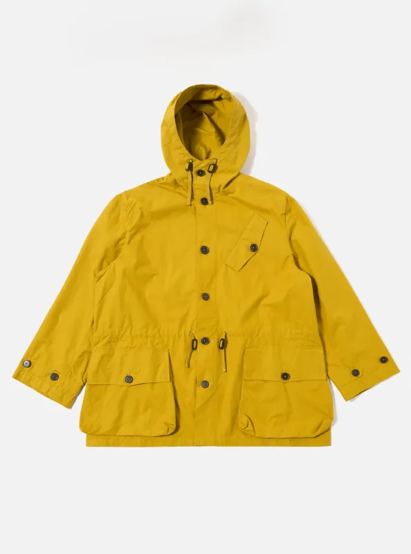Yellow British Wax Cotton Boston Parka sold by Universal Works
