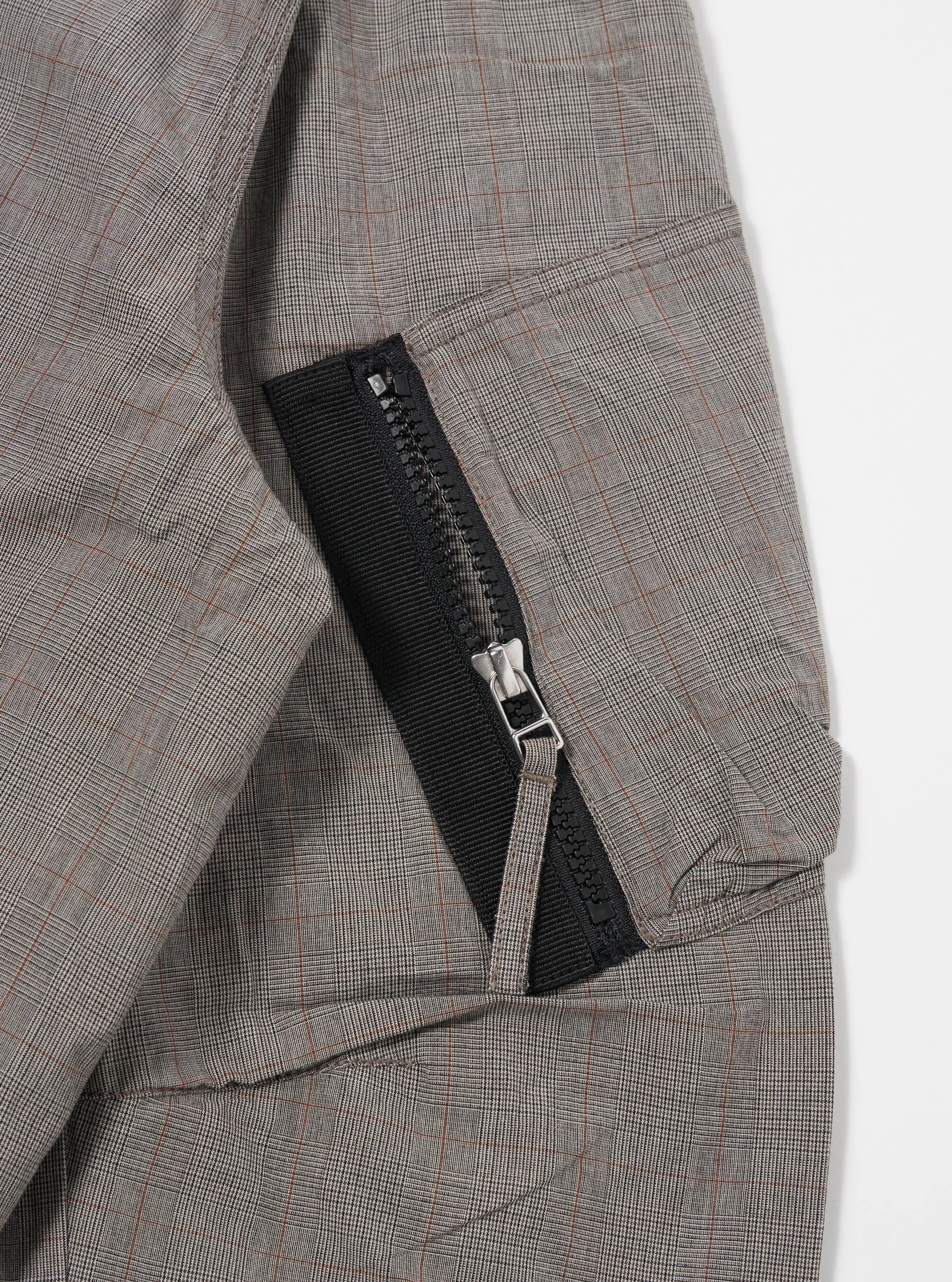 Grey Brown Wales Glen Check NS Bomber Jacket sold by Universal Works product image thumbnail 5