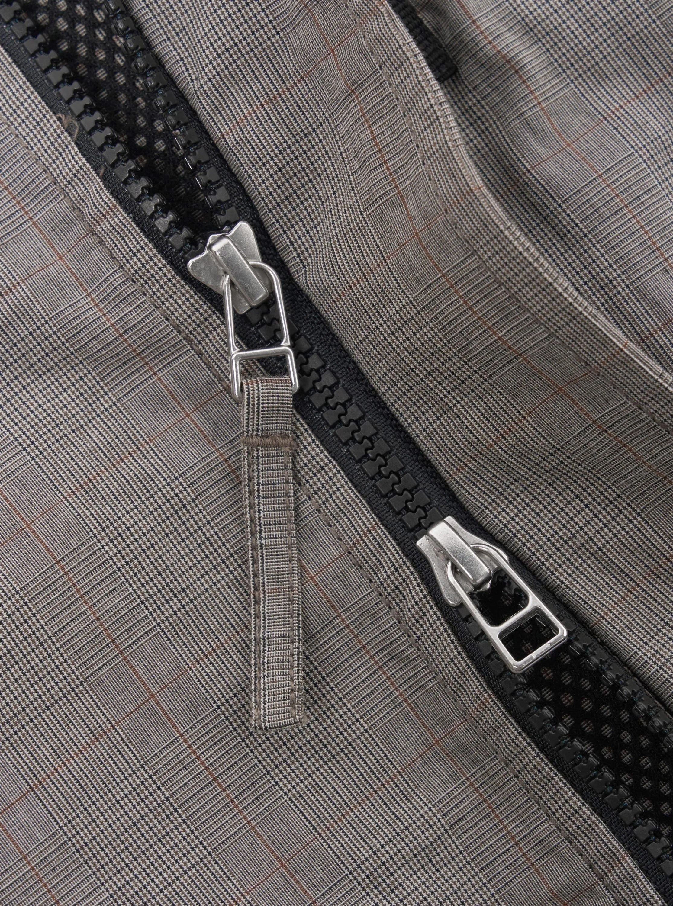 Grey Brown Wales Glen Check NS Bomber Jacket sold by Universal Works product image thumbnail 4