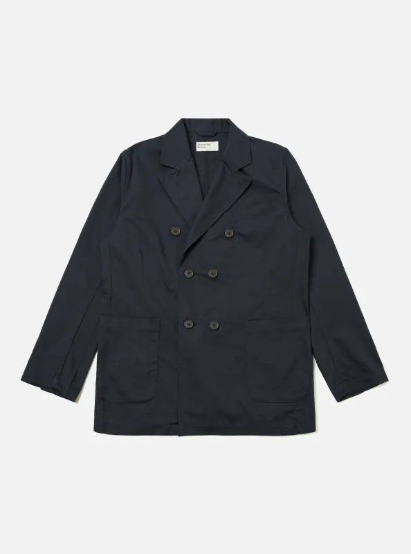 Navy Twill Manor Jacket made by Universal Works