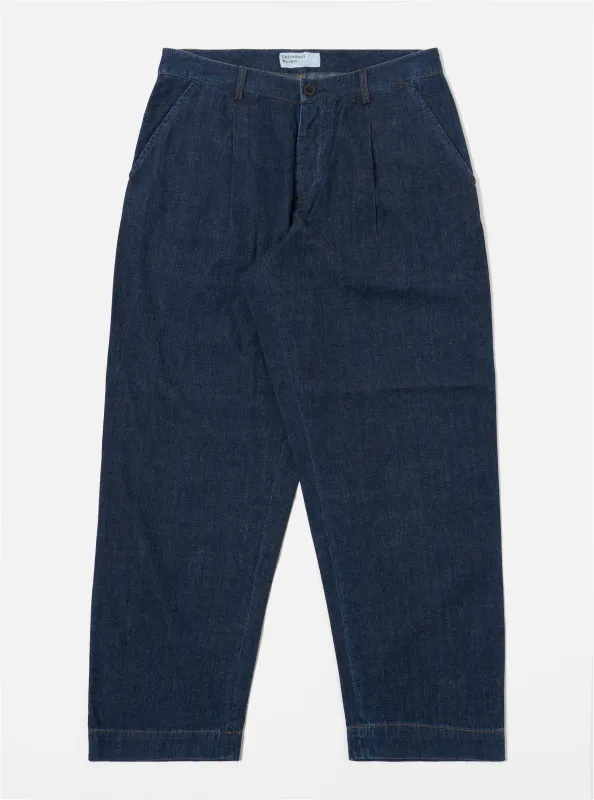 Indigo Kaihara LT WT Denim Duke Pant sold by Universal Works