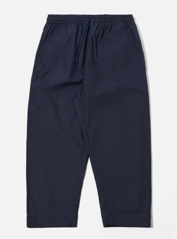 Navy Peached Poplin Judo Pant sold by Universal Works