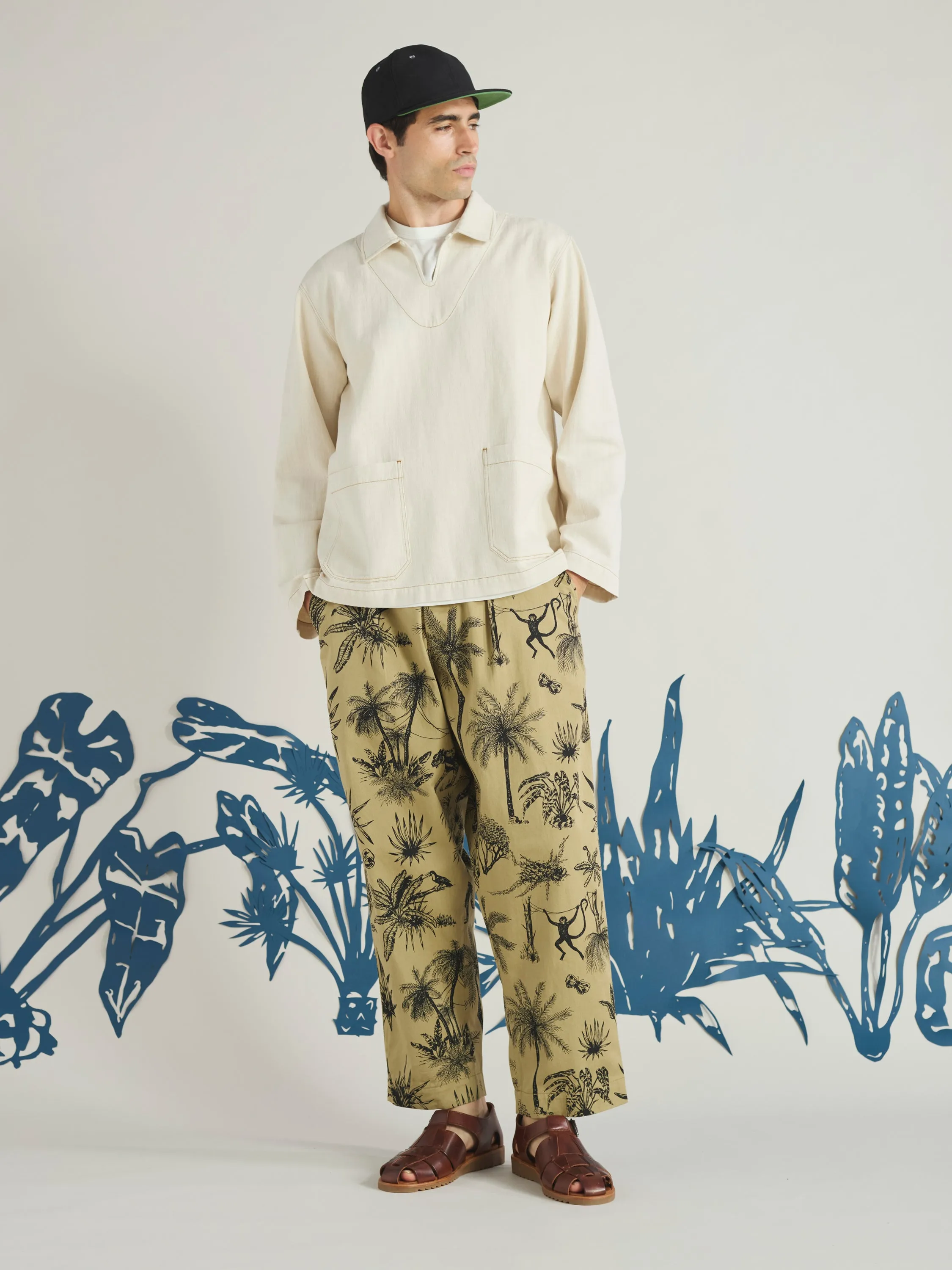 Sand Jungle Toile Twill Oxford Pant sold by Universal Works product image thumbnail 3