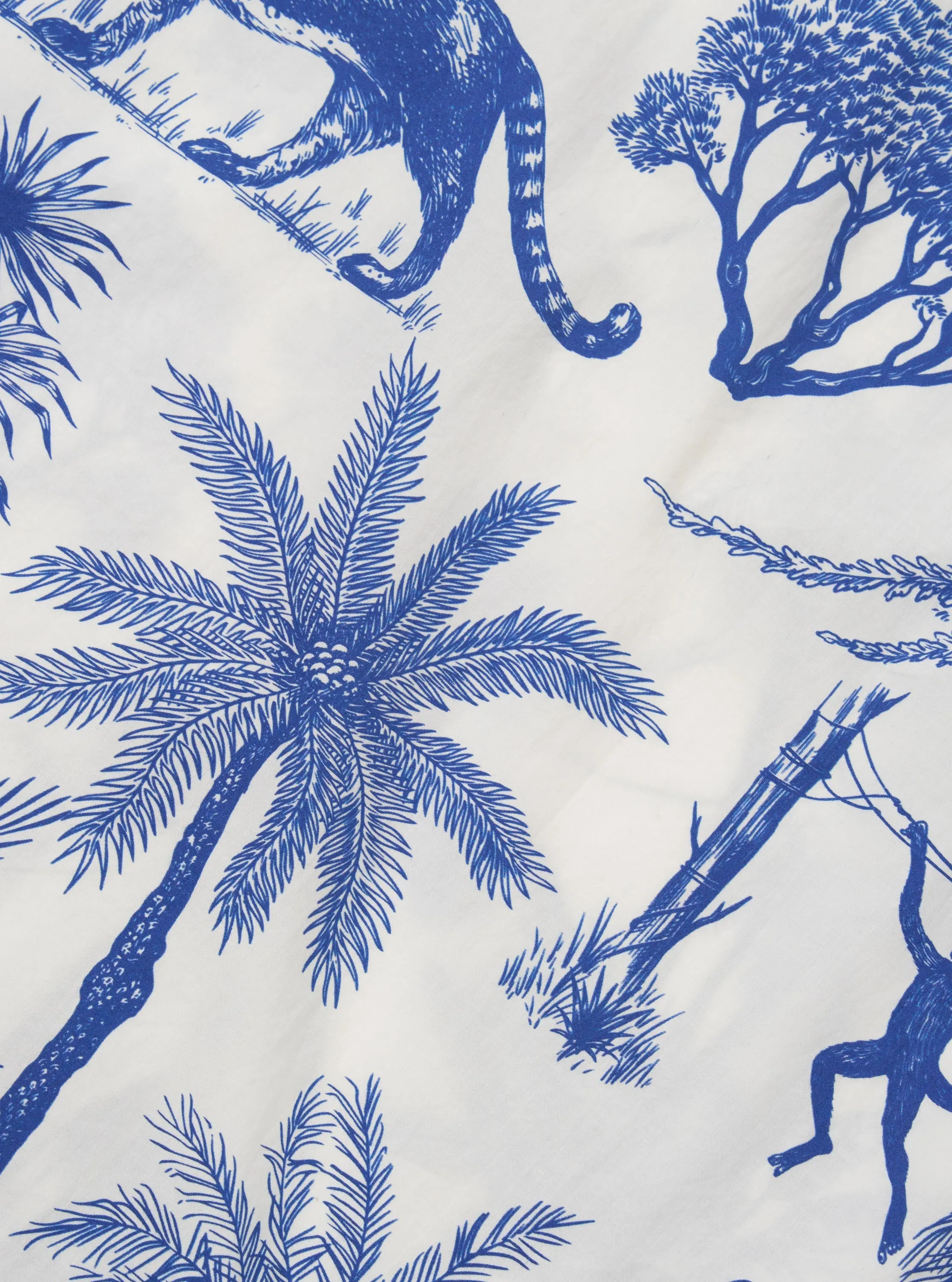 White Jungle Toile Poplin Fatigue Shirt sold by Universal Works product image thumbnail 4