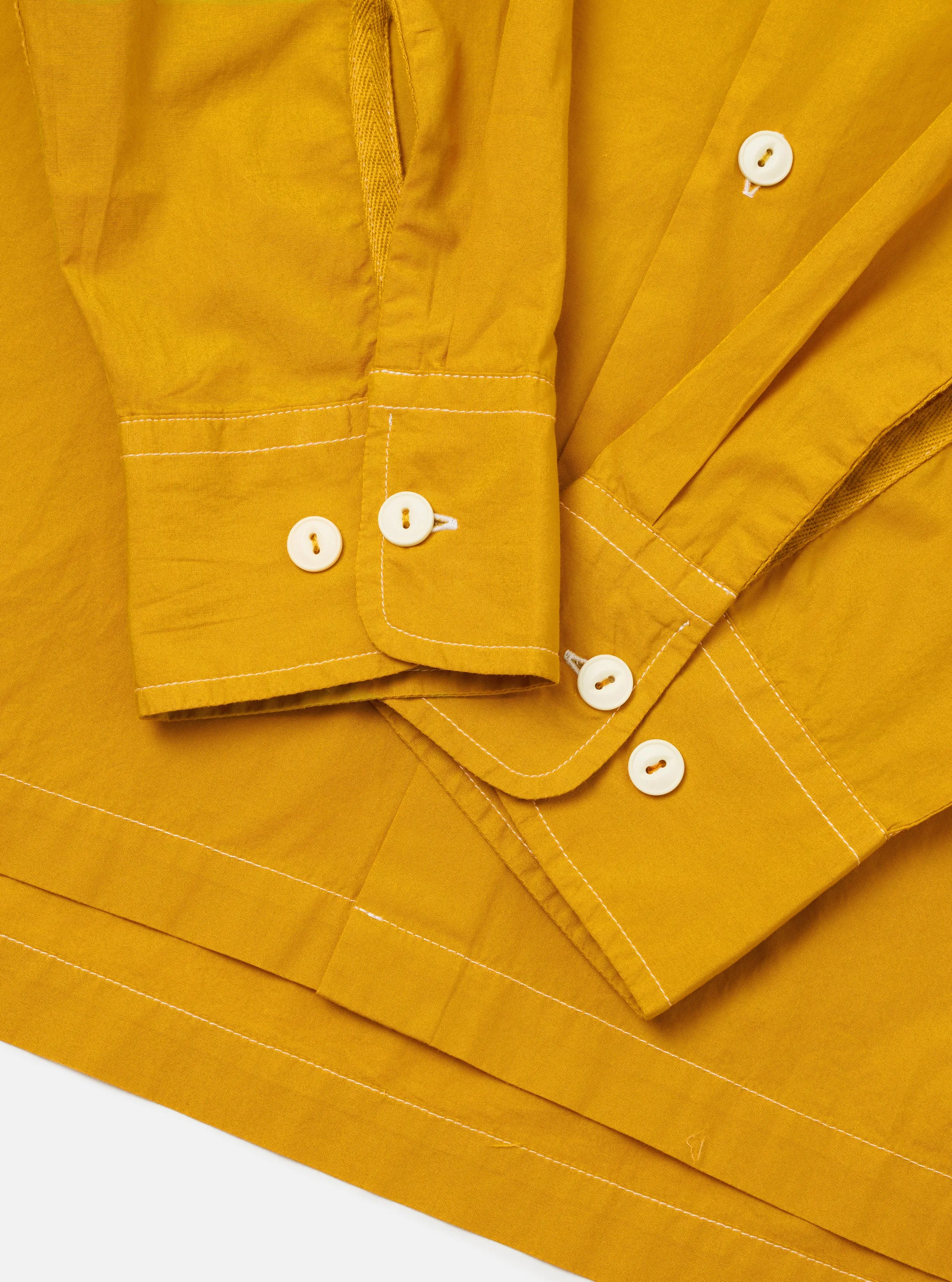 Golden Brown Organic Fine Poplin CPO Shirt sold by Universal Works product image thumbnail 4
