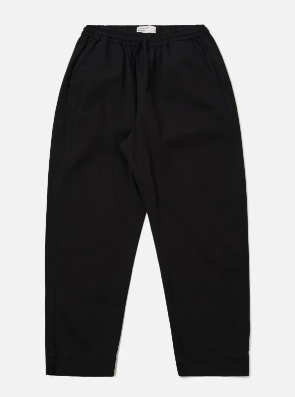 Black Kelly Cotton Judo Pant sold by Universal Works