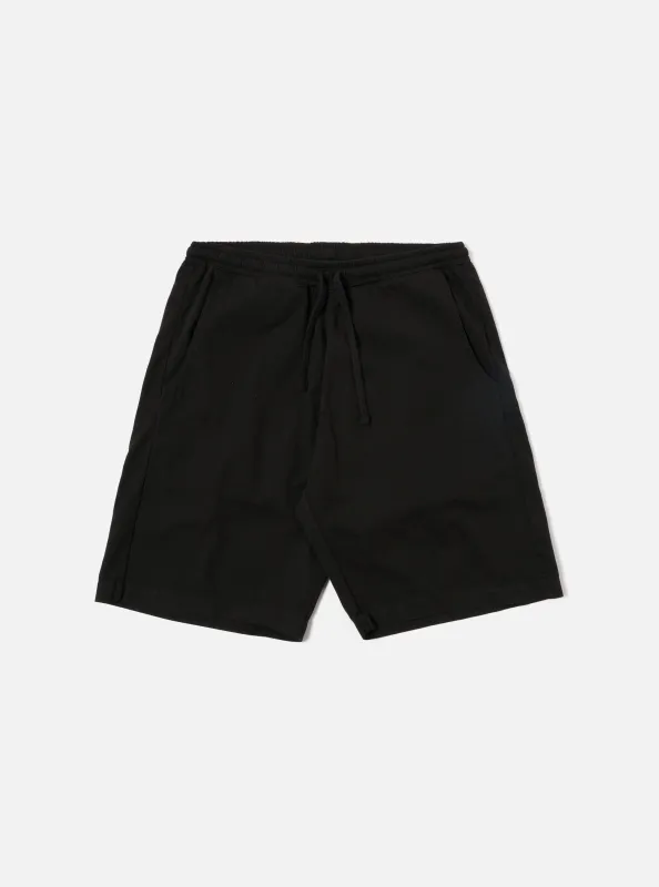 Black Kelly Cotton Simple Short sold by Universal Works