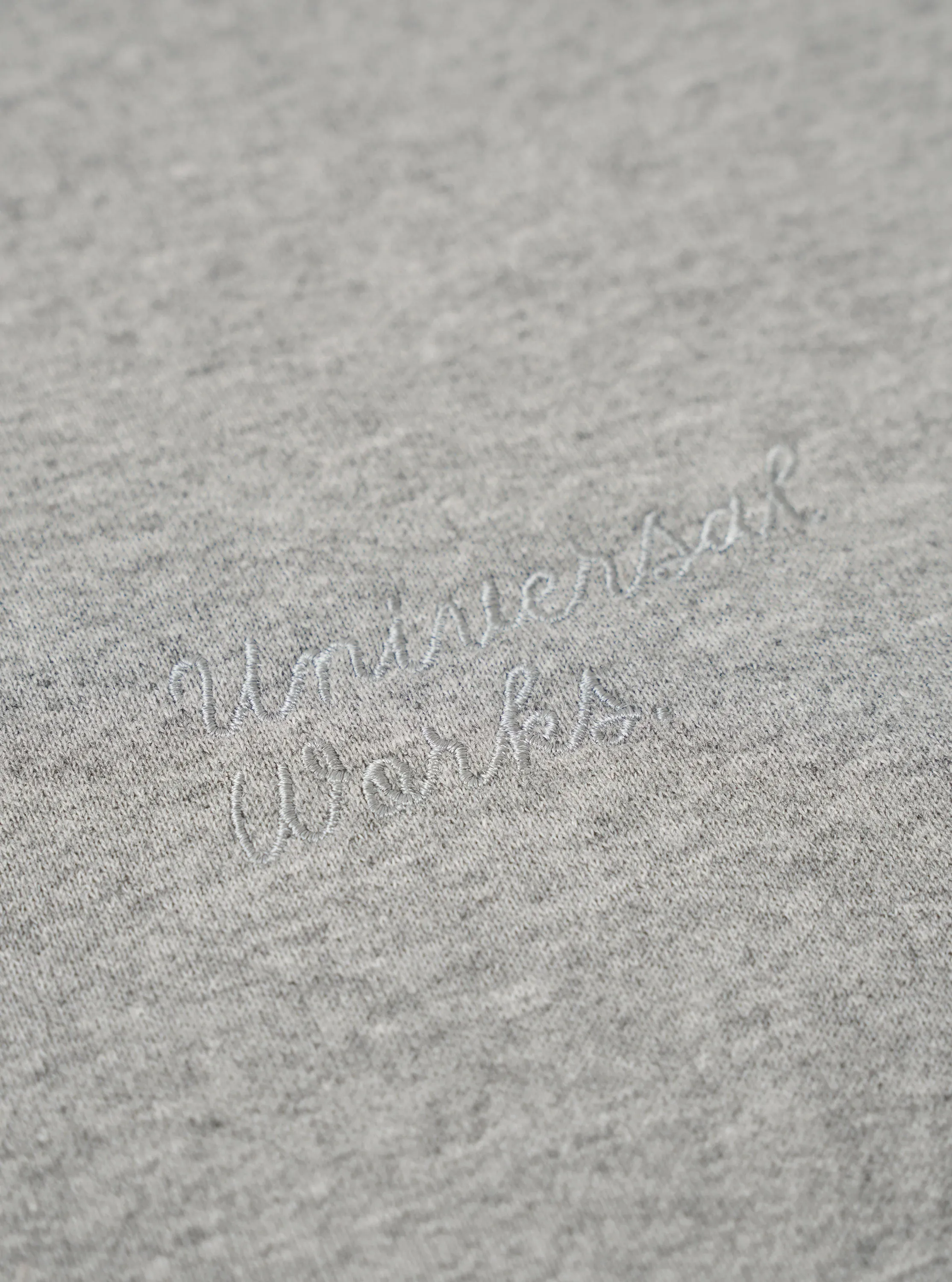 Grey Marl Recycled Cotton Blend Jersey Loose Sweatshirt sold by Universal Works product image thumbnail 4