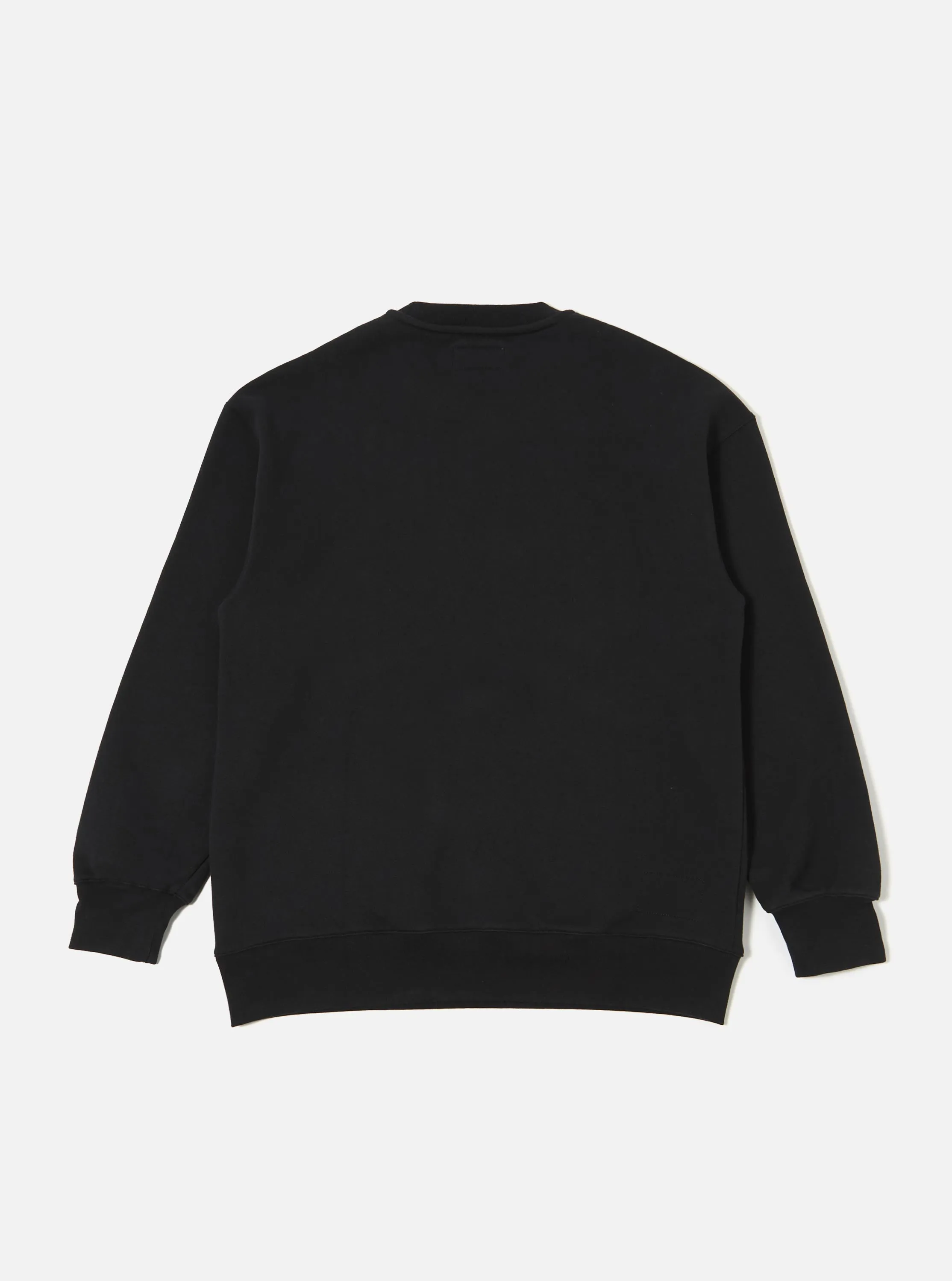 Black Recycled Cotton Blend Jersey Loose Sweatshirt sold by Universal Works product image thumbnail 3