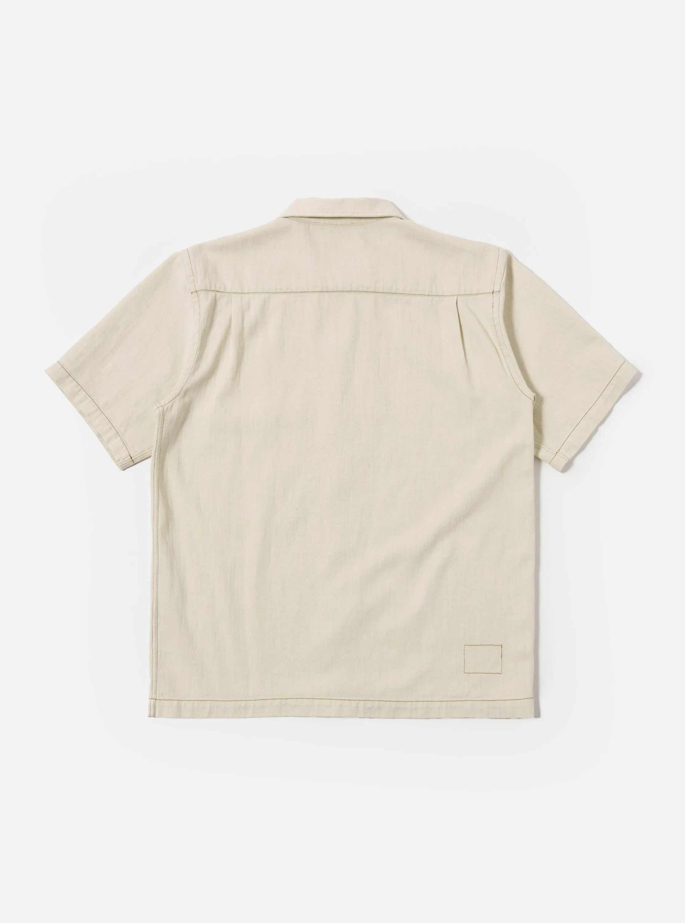 Ecru Koko Cotlin S/S Fatigue Shirt sold by Universal Works product image thumbnail 5