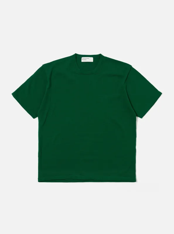 Green Merino Fine Knit Knit Tee sold by Universal Works