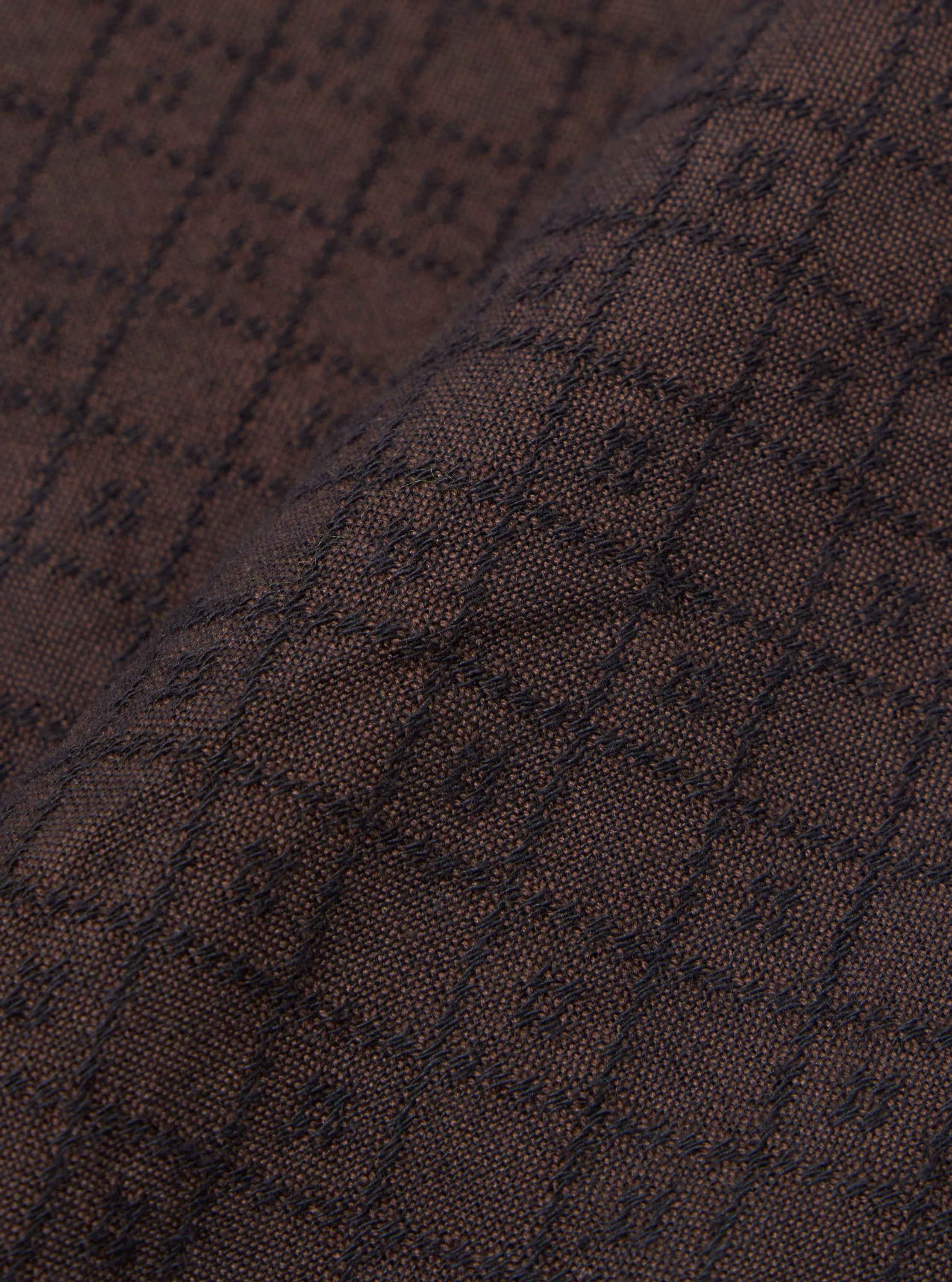 Brown Diamond Dobby Lucky Shirt sold by Universal Works product image thumbnail 2