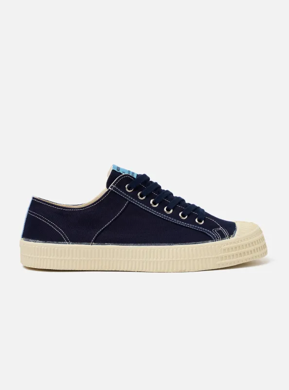 Novesta for Universal Works Navy/Pale Blue Canvas Star Master sold by Universal Works