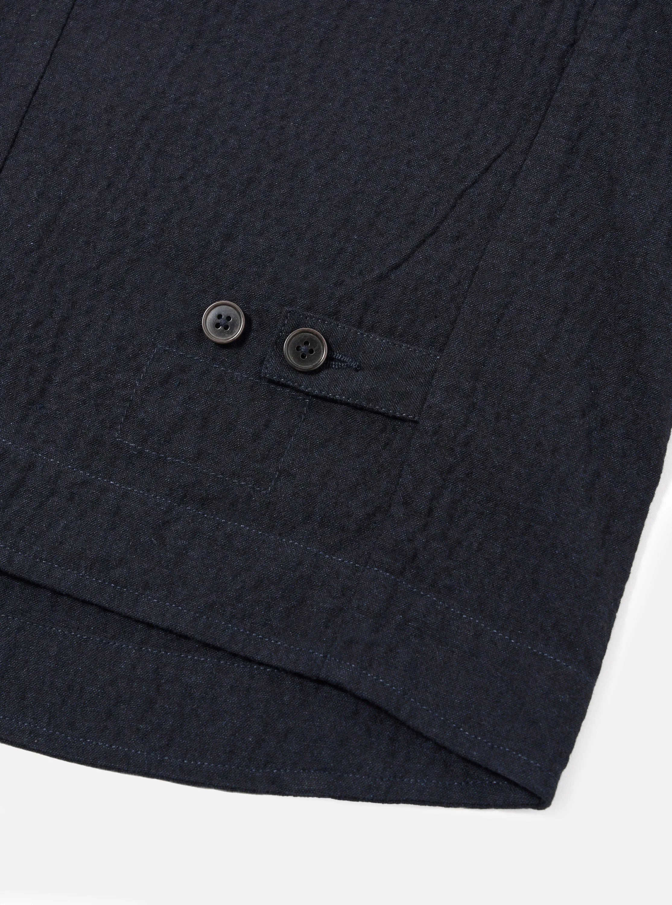 Dark Navy Ospina Cotton Field Waistcoat sold by Universal Works product image thumbnail 4