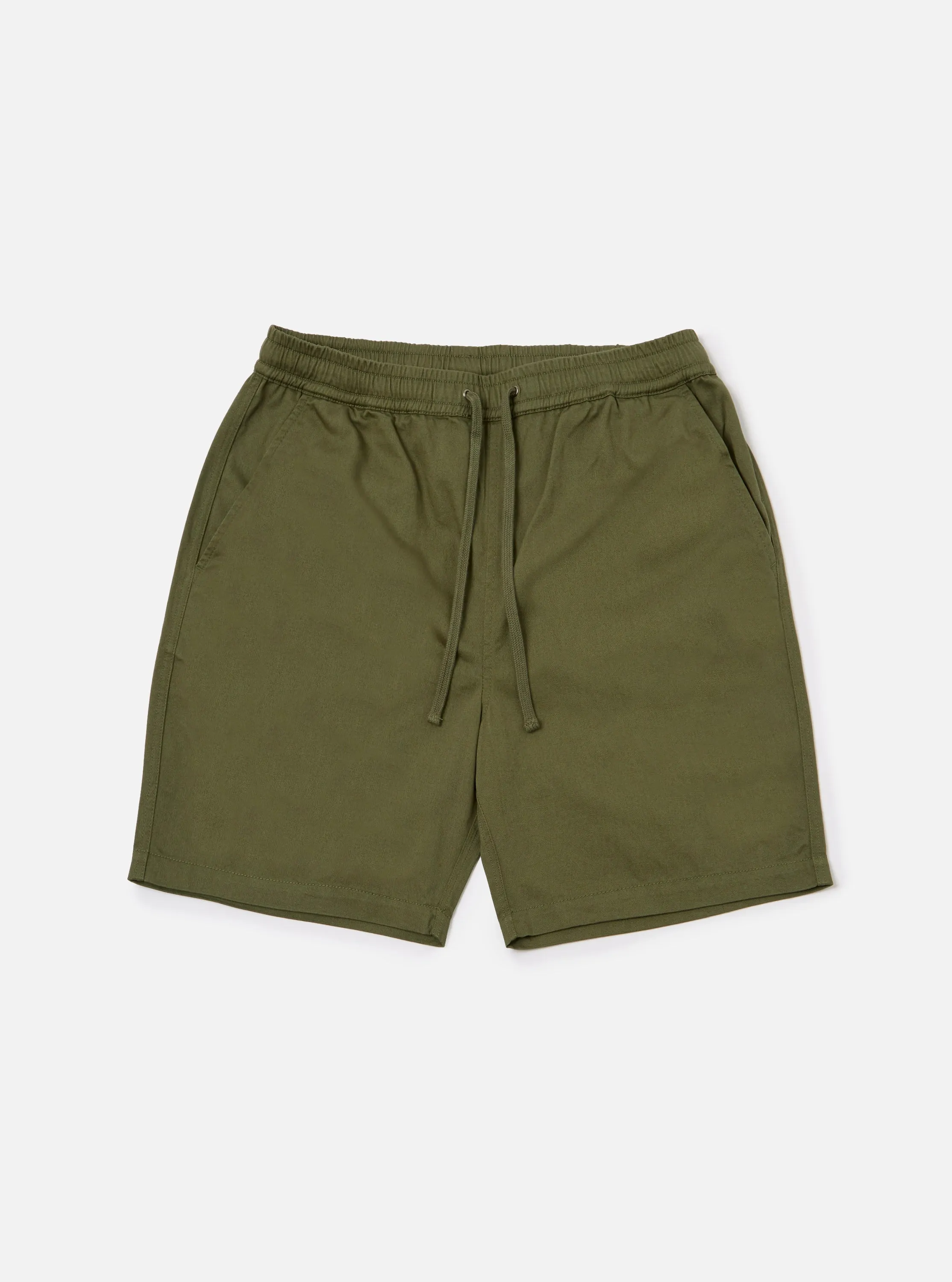 Light Olive Twill Beach Short sold by Universal Works