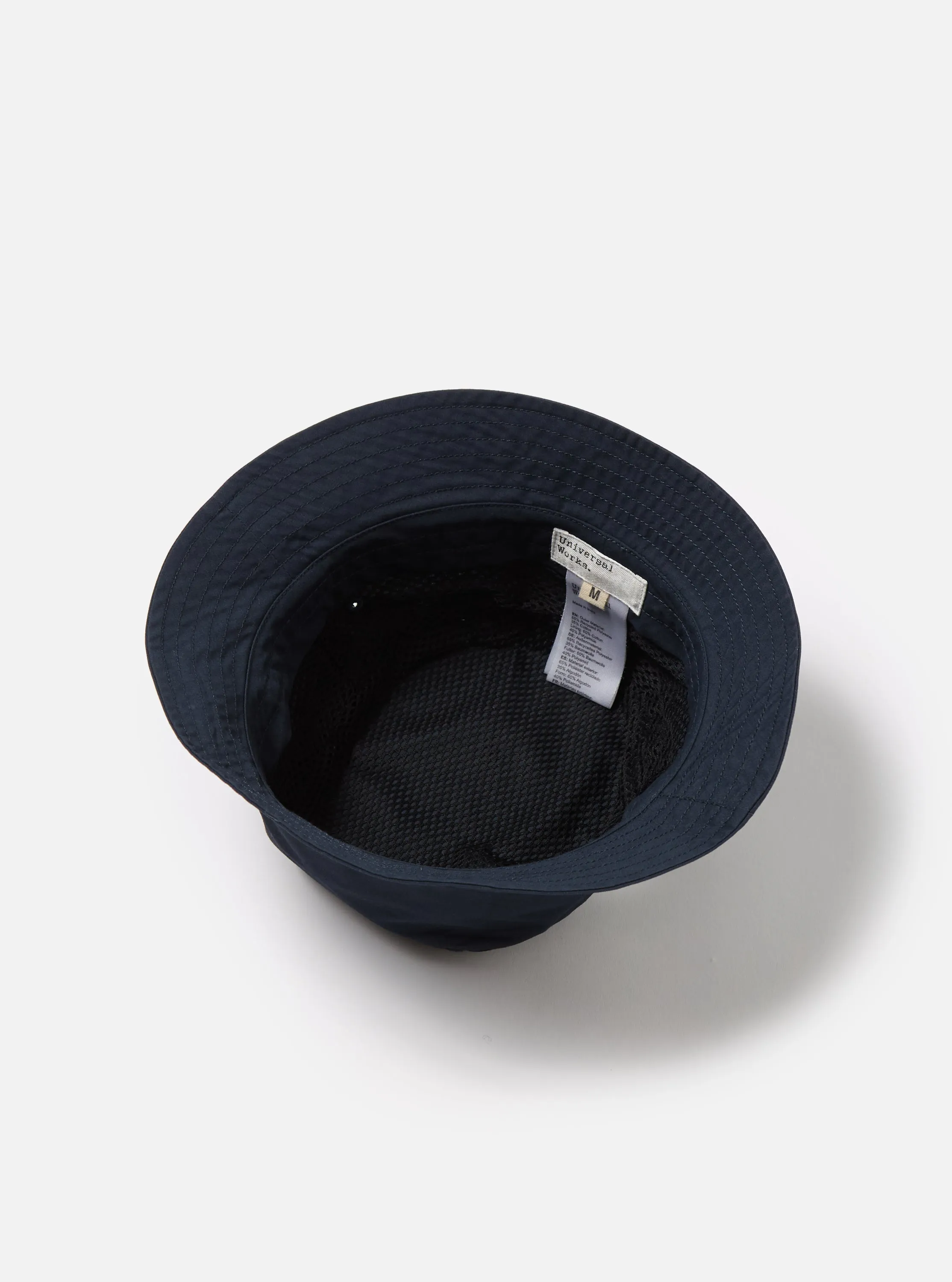 Navy Recycled Polytech Beach Hat sold by Universal Works product image thumbnail 3