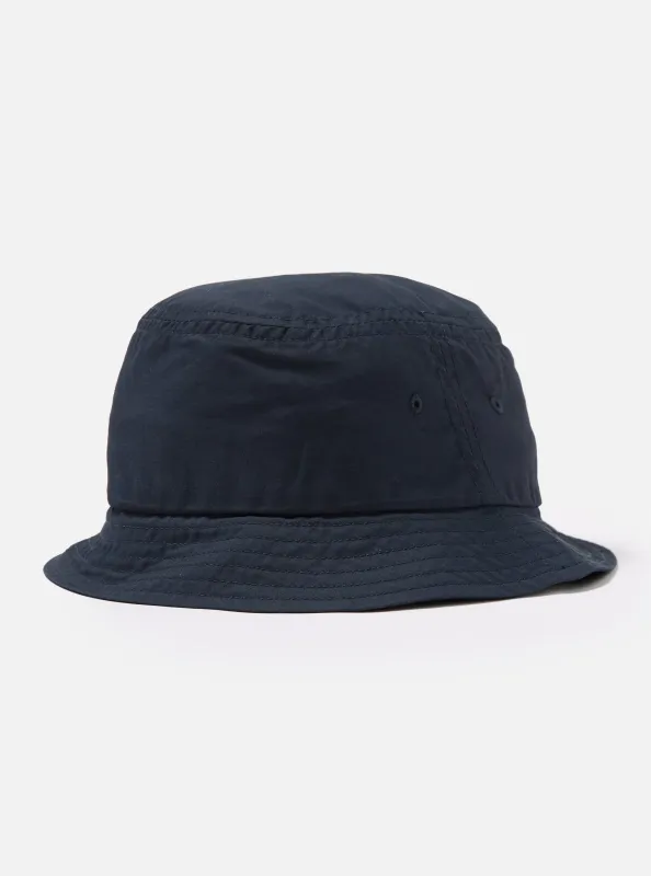 Navy Recycled Polytech Beach Hat sold by Universal Works