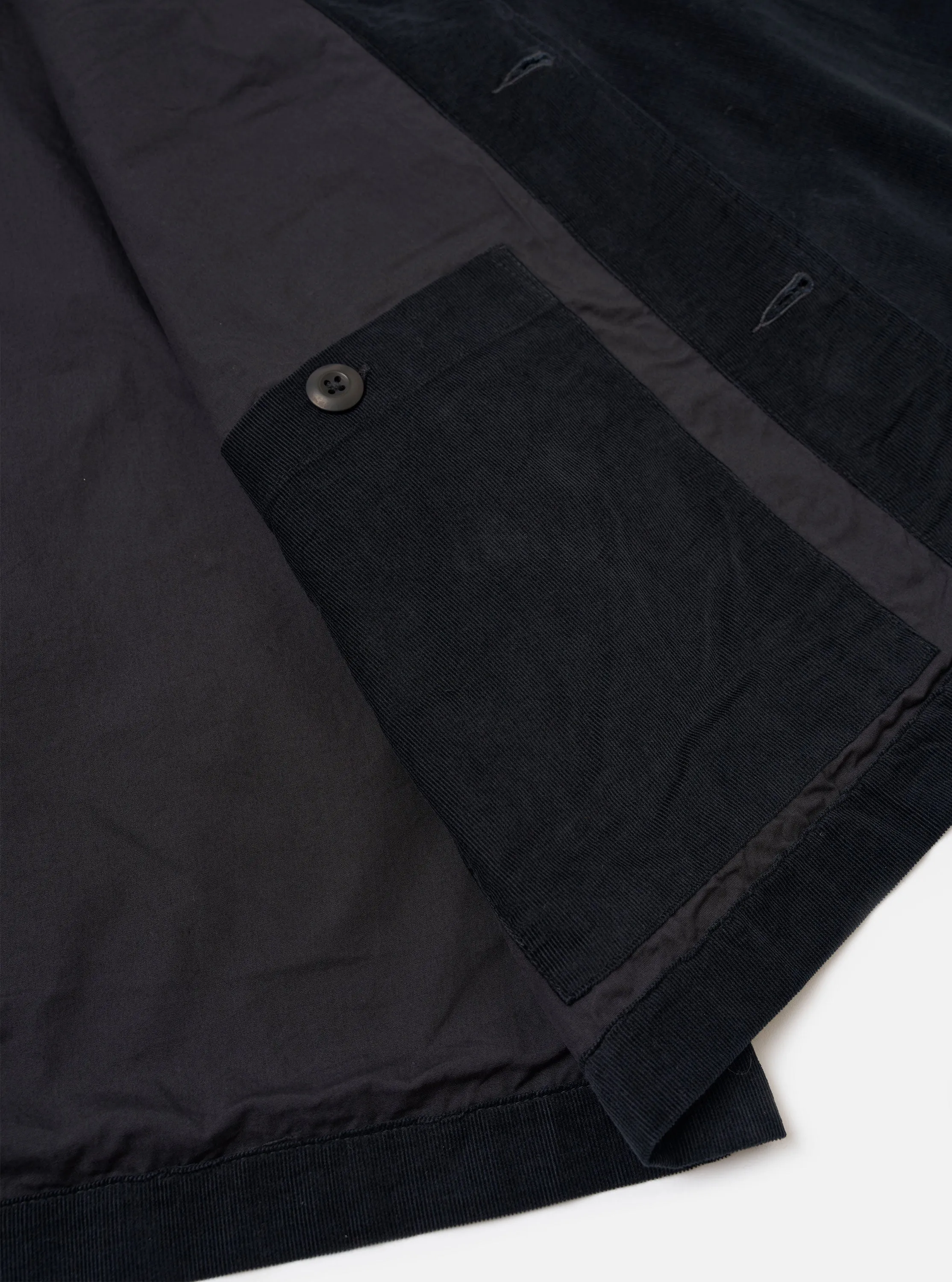 Black Organic Fine Cord Duty Jacket sold by Universal Works product image thumbnail 5