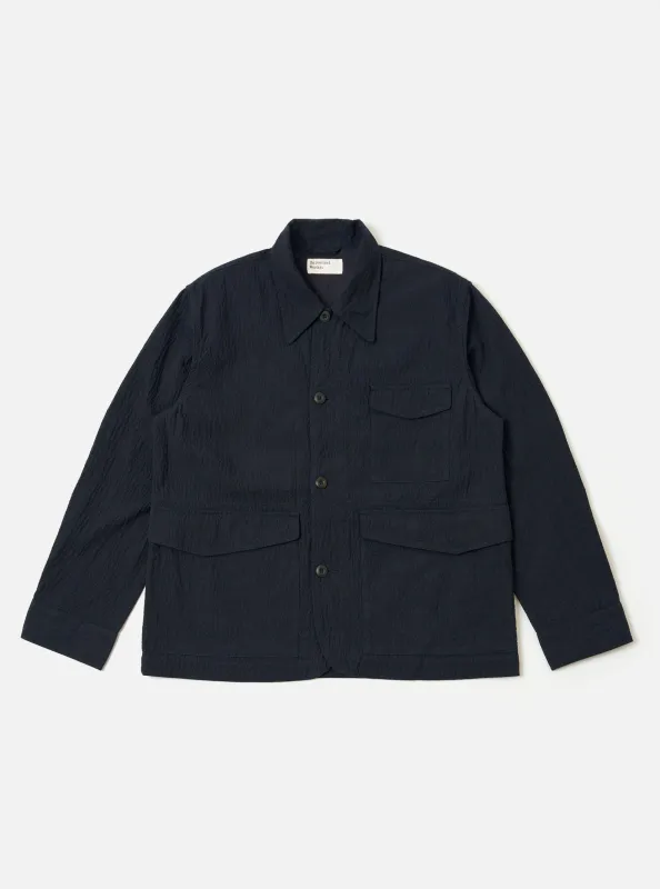 Dark Navy Ospina Cotton Duty Jacket sold by Universal Works