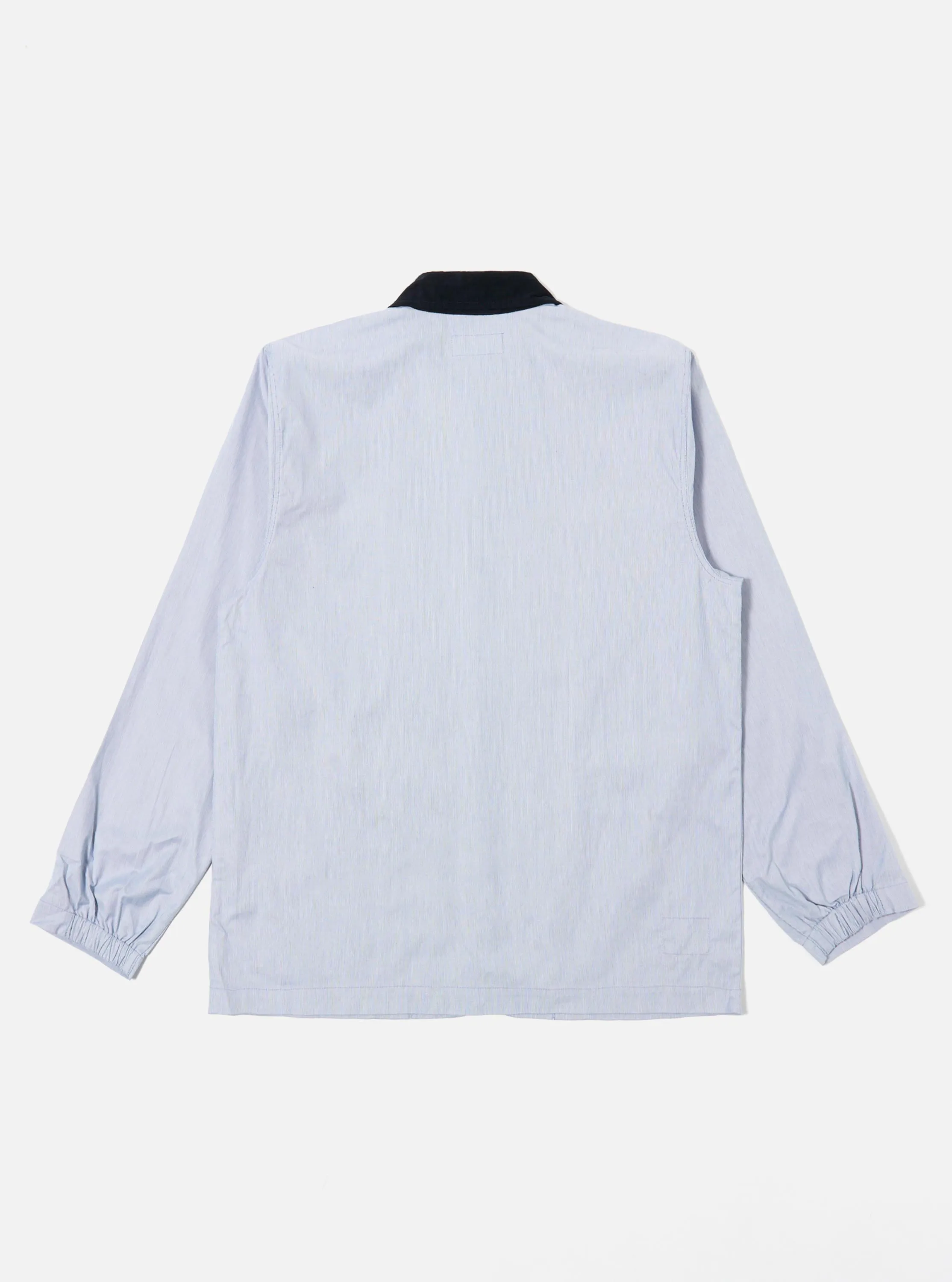 Navy Kennedy Stripe Labour Jacket sold by Universal Works product image thumbnail 3