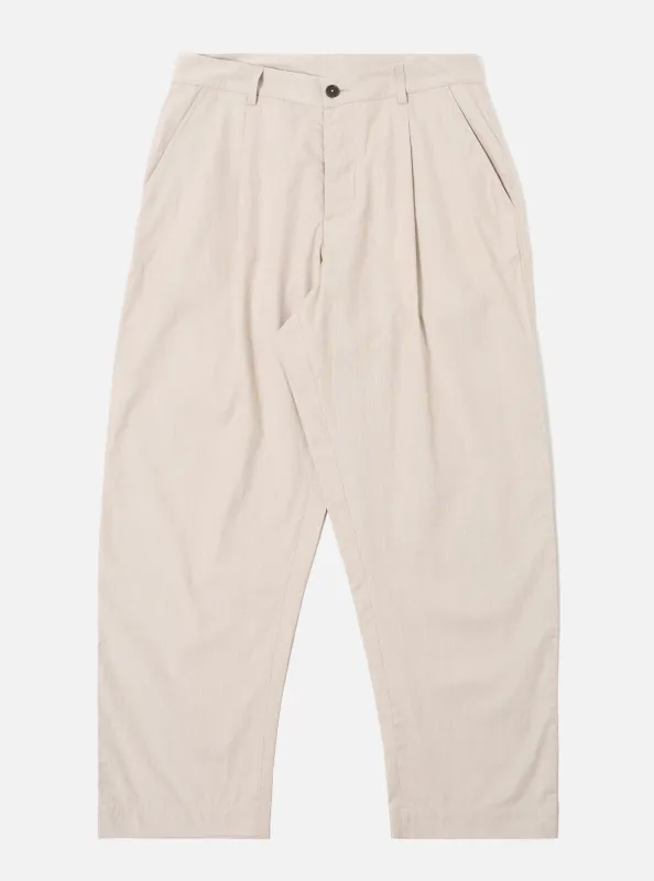 Brown Kennedy Stripe Duke Pant sold by Universal Works