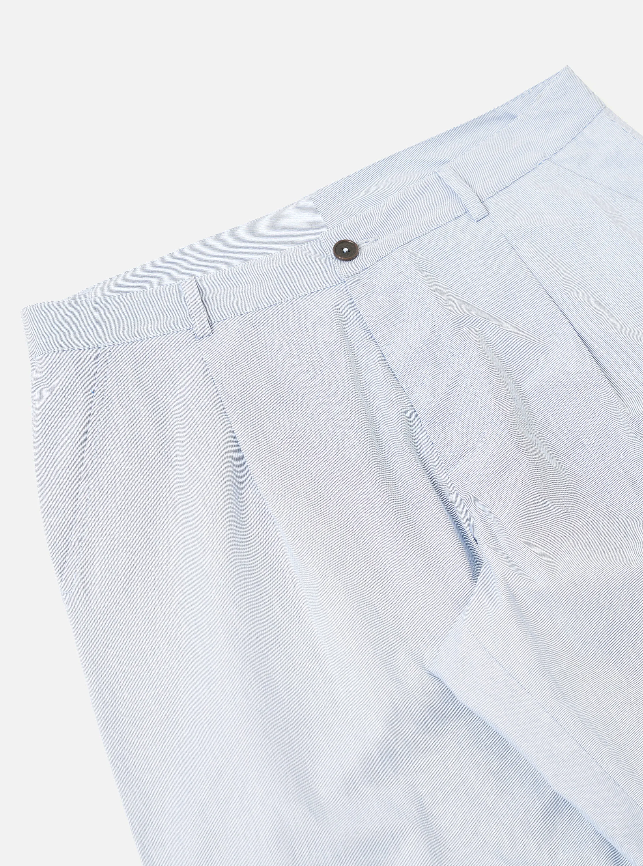 Navy Kennedy Stripe Duke Pant sold by Universal Works product image thumbnail 4