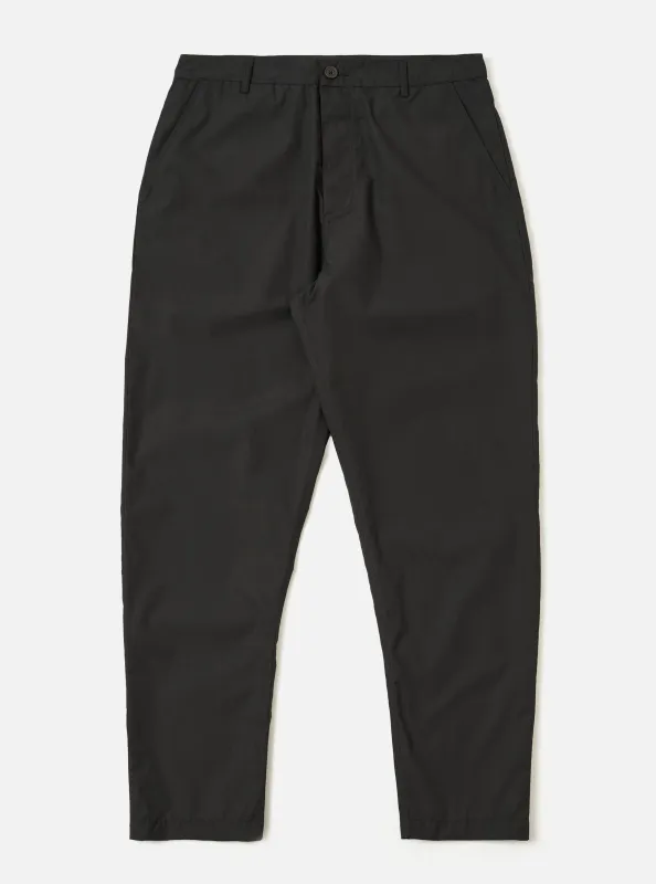 Black Recycled Polytech Military Chino sold by Universal Works