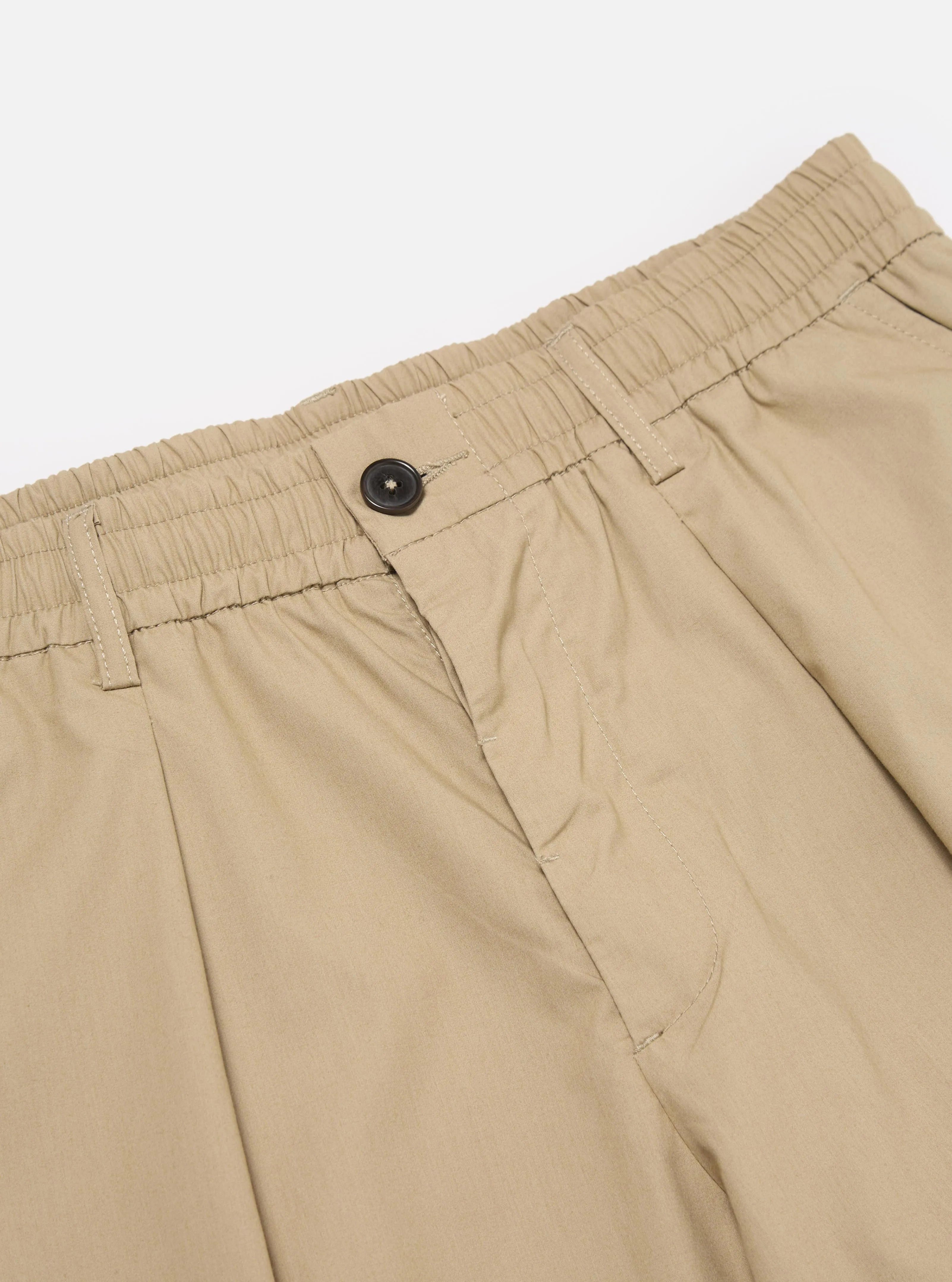 Sand Recycled Polytech Pleated Track Pant sold by Universal Works product image thumbnail 4