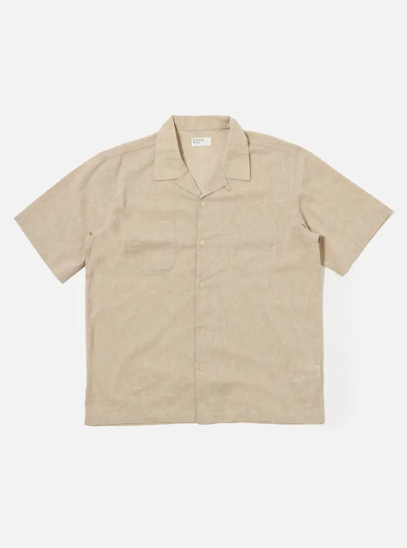 Beige Fine Organic Cotton Sal Road Shirt sold by Universal Works