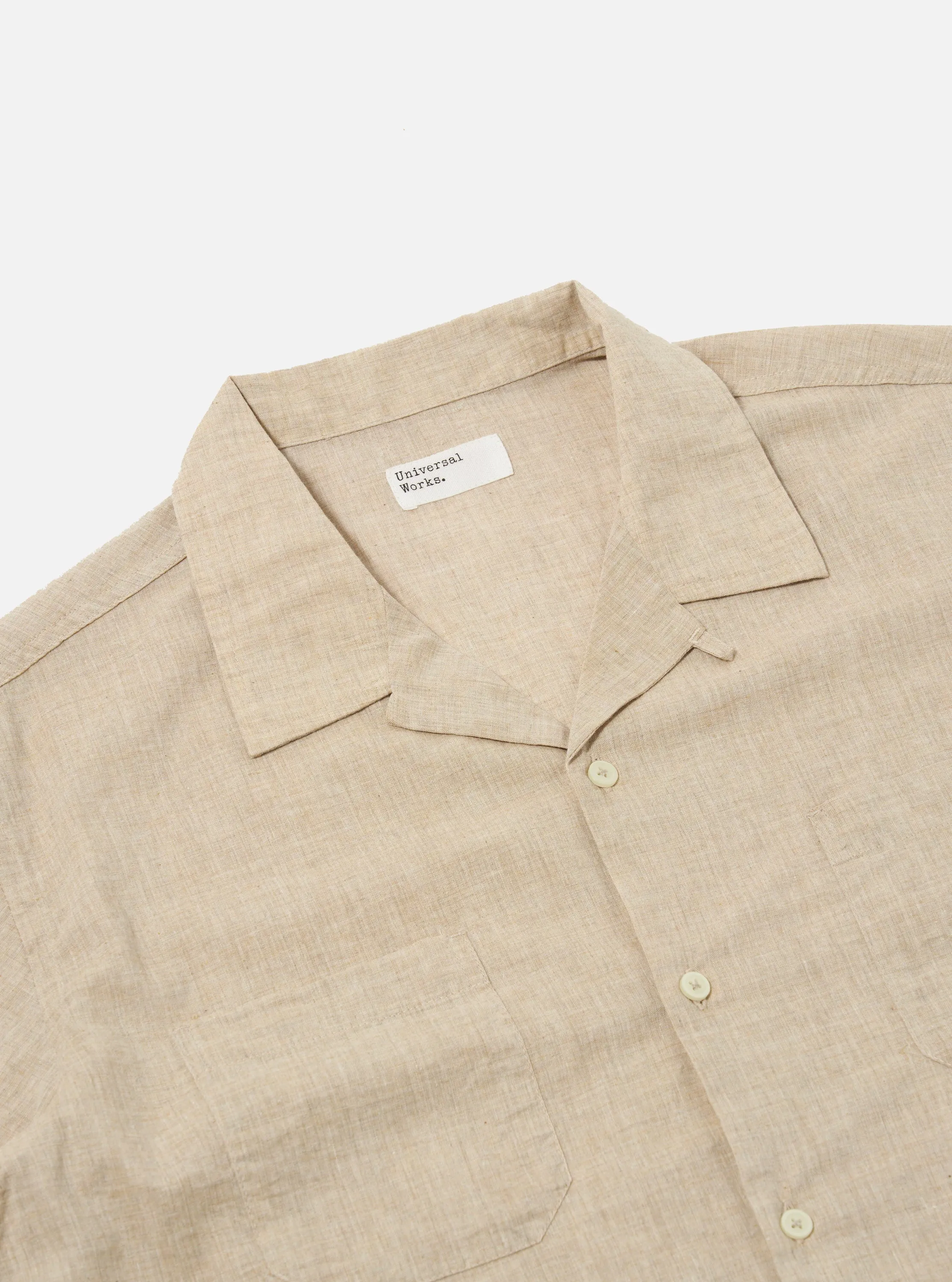 Beige Fine Organic Cotton Sal Road Shirt sold by Universal Works product image thumbnail 4