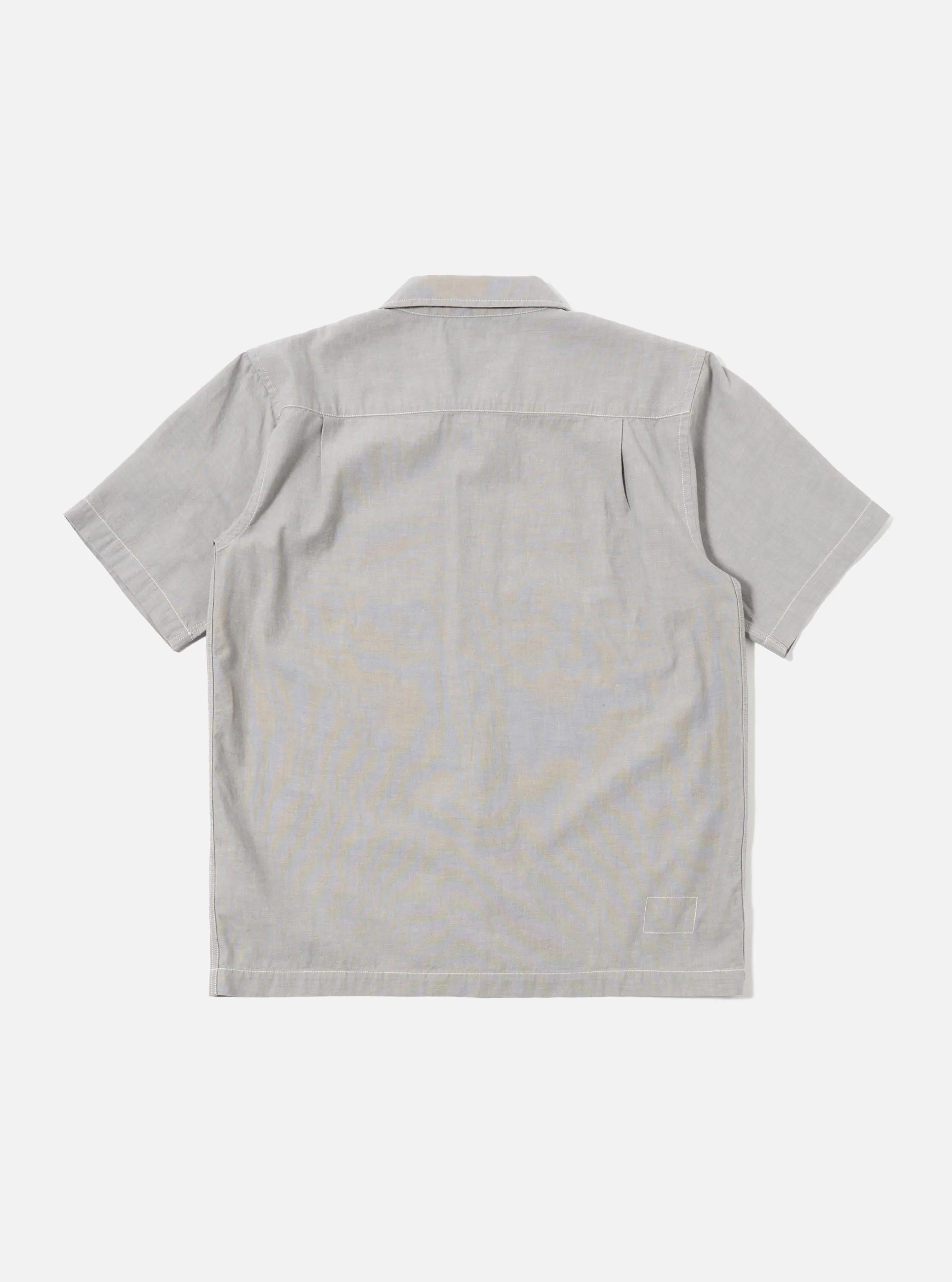 Grey Izumi Cotton S/S Fatigue Shirt sold by Universal Works product image thumbnail 3