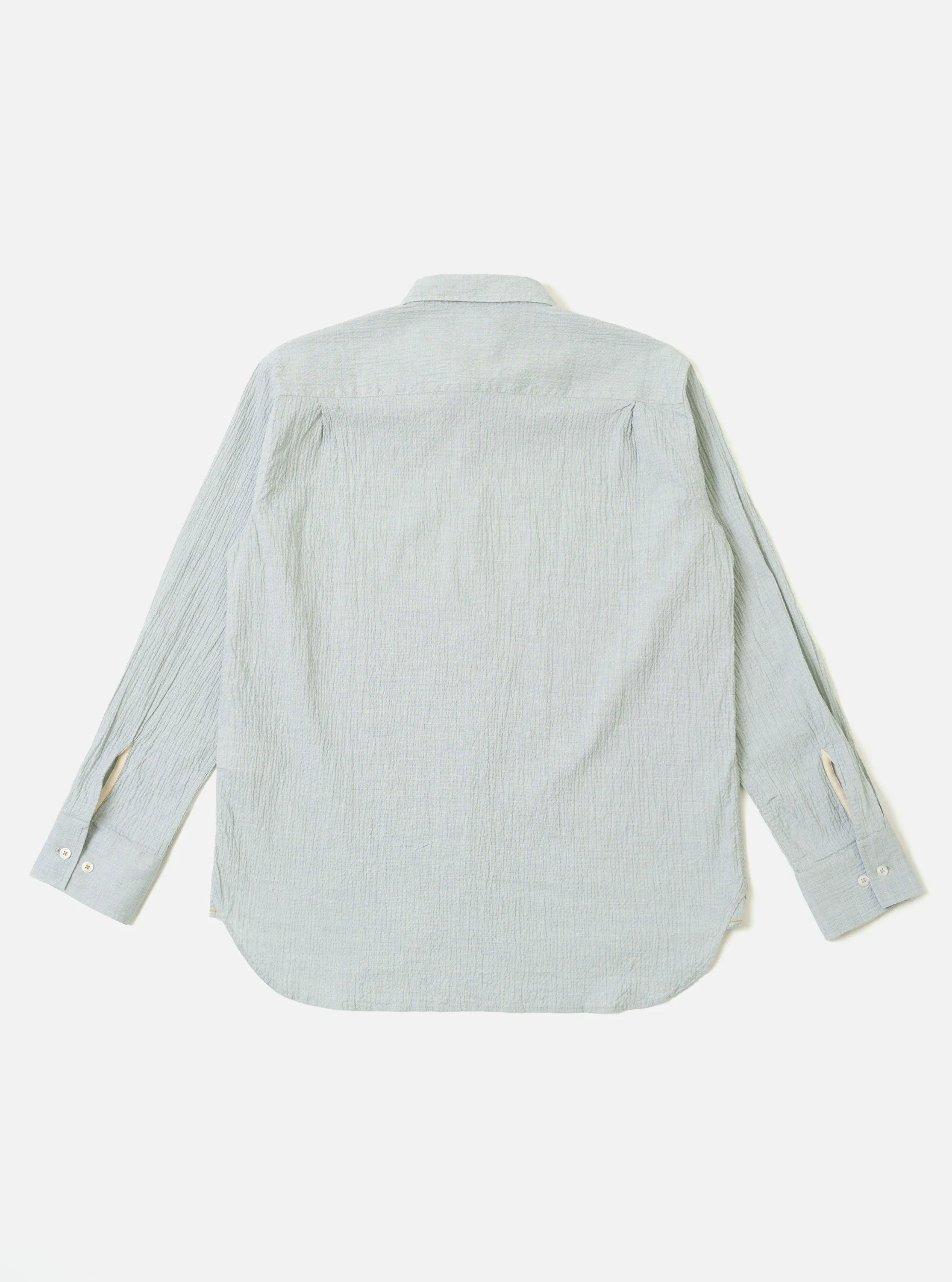 Green Seersucker Square Pocket Shirt sold by Universal Works product image thumbnail 3