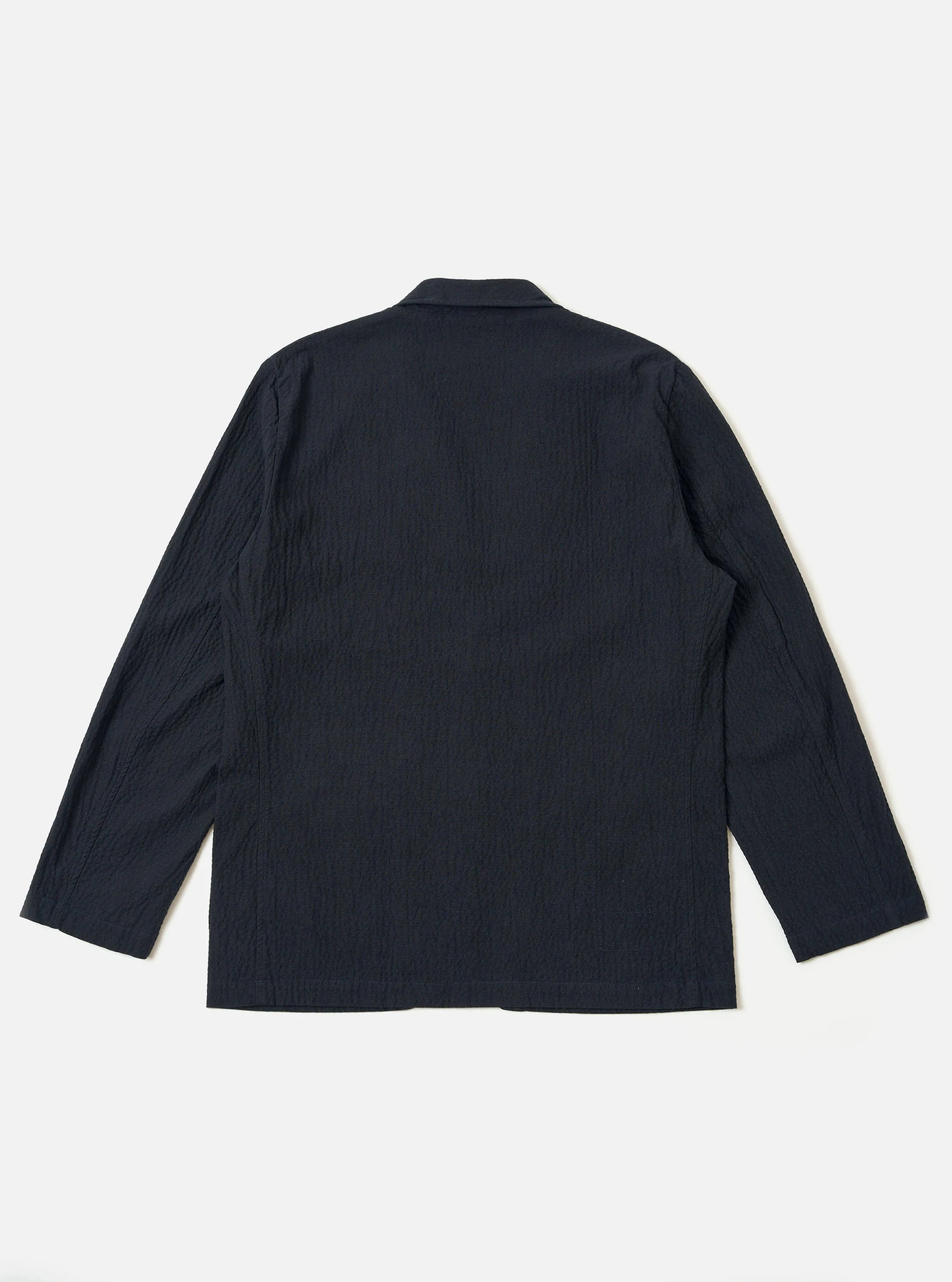 Dark Navy Ospina Cotton Two Button Jacket sold by Universal Works product image thumbnail 3