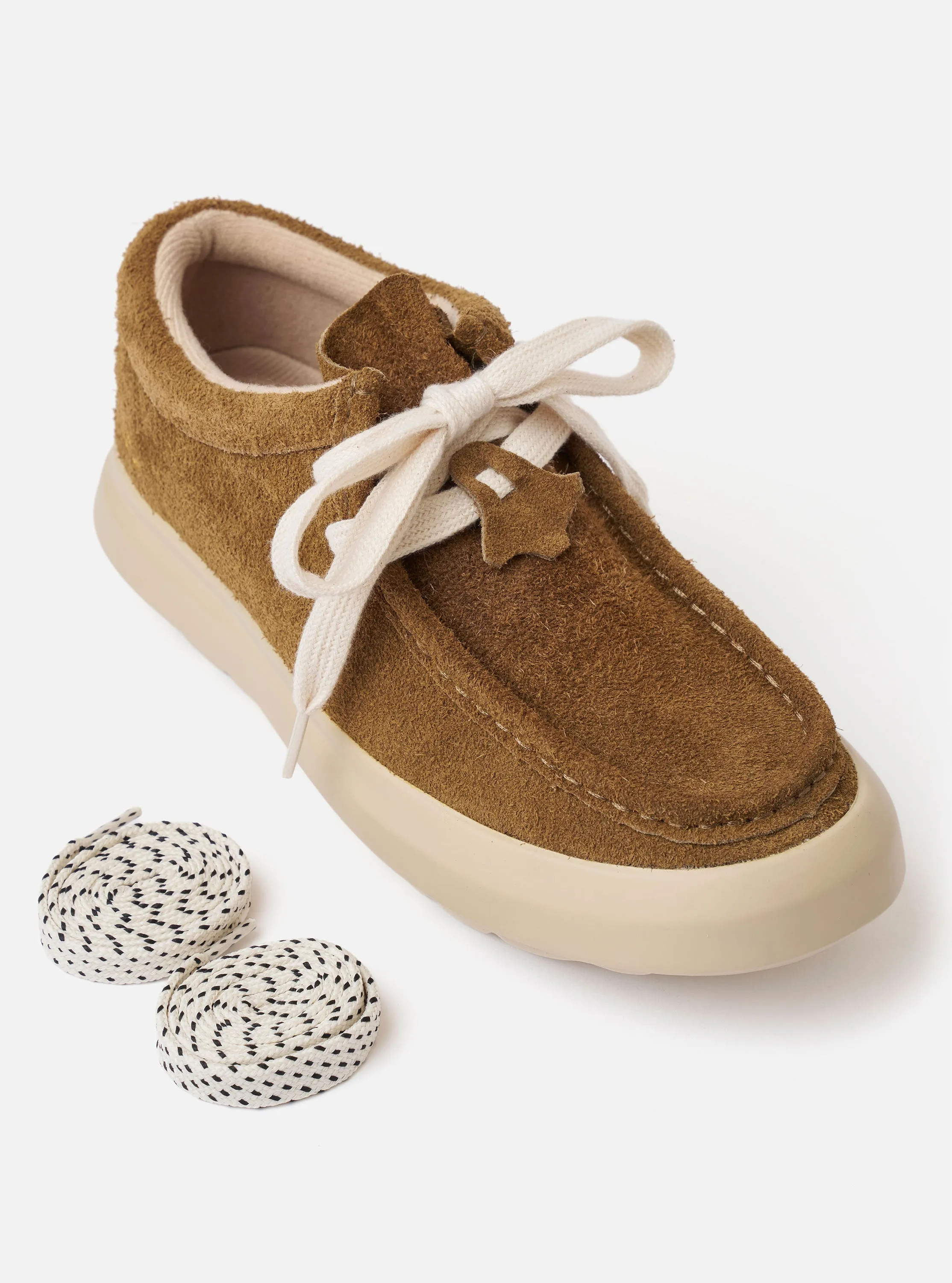 Wander etc. FD/08 in Tobacco/Off White Suede/Leather sold by Universal Works product image thumbnail 2