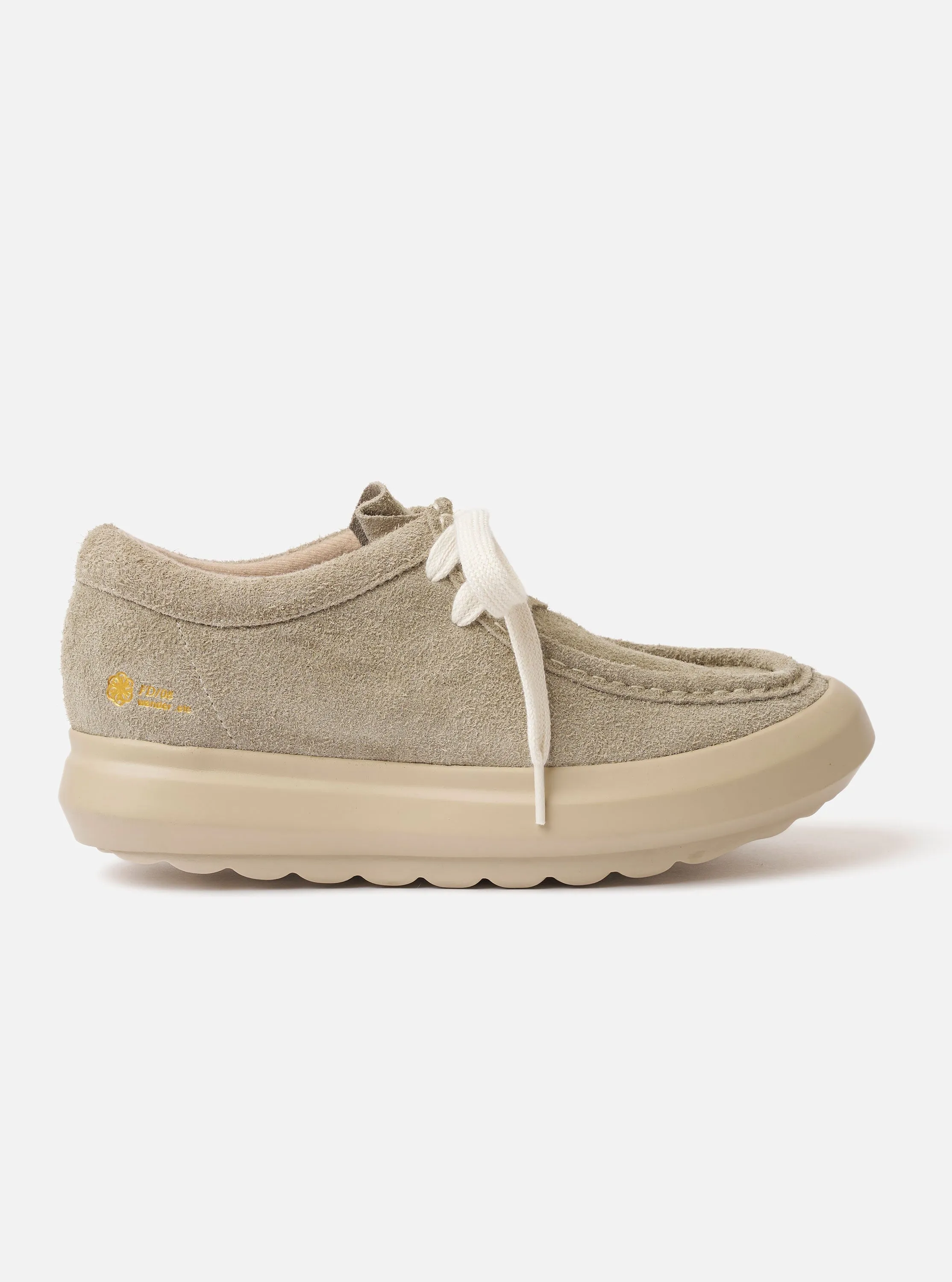 Wander etc. FD/08 in Dust/Off White Suede/Leather sold by Universal Works