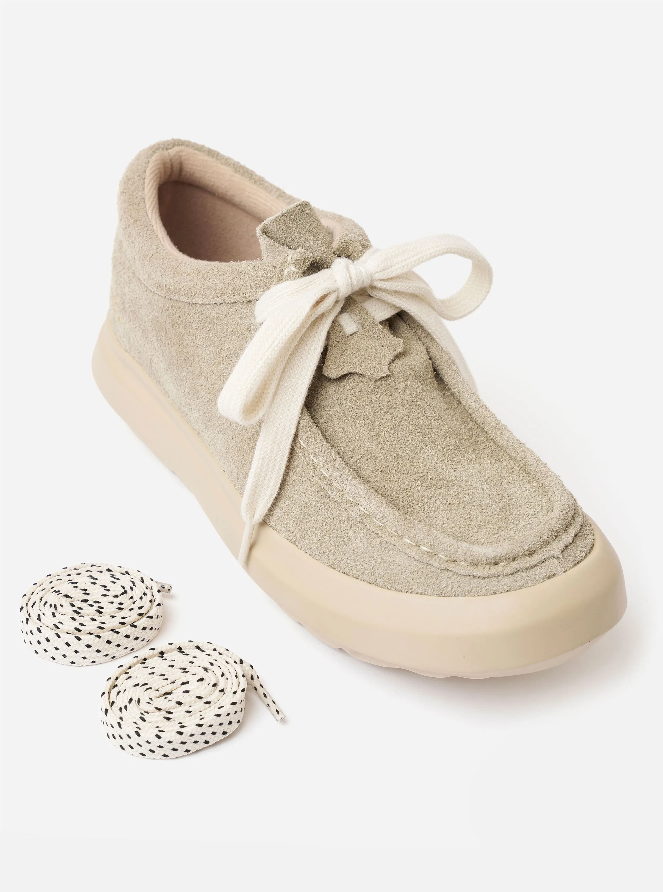 Wander etc. FD/08 in Dust/Off White Suede/Leather sold by Universal Works product image thumbnail 2