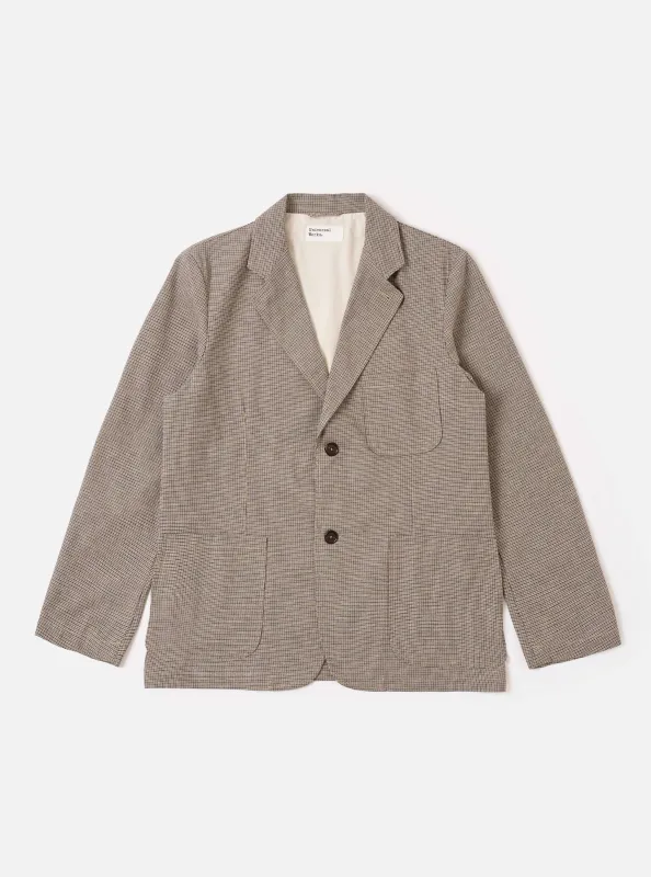 Multi Lucas Cotton Mix Two Button Jacket made by Universal Works