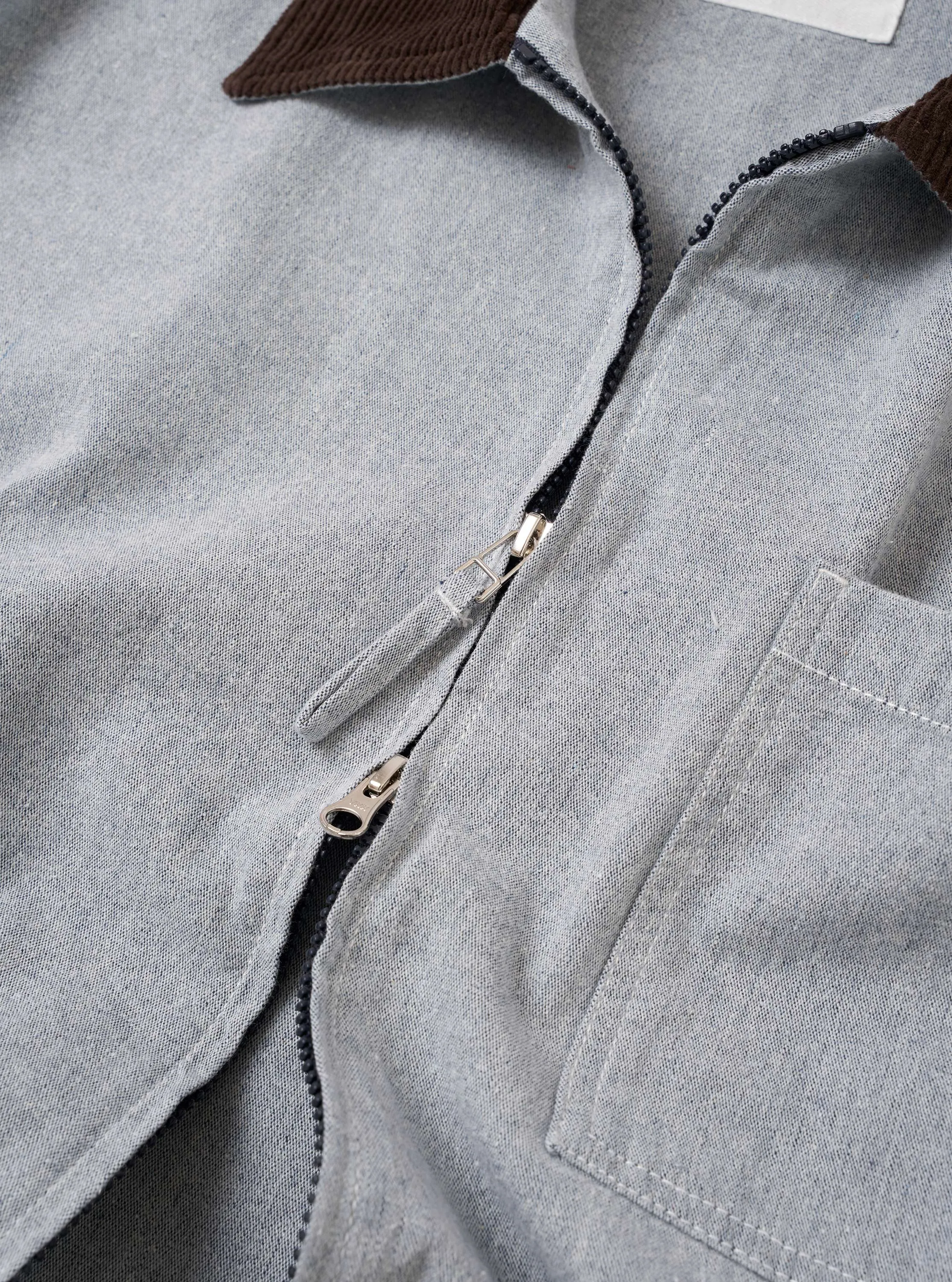 Light Indigo Jean Cloth Reworked Rose Bowl Jacket sold by Universal Works product image thumbnail 5