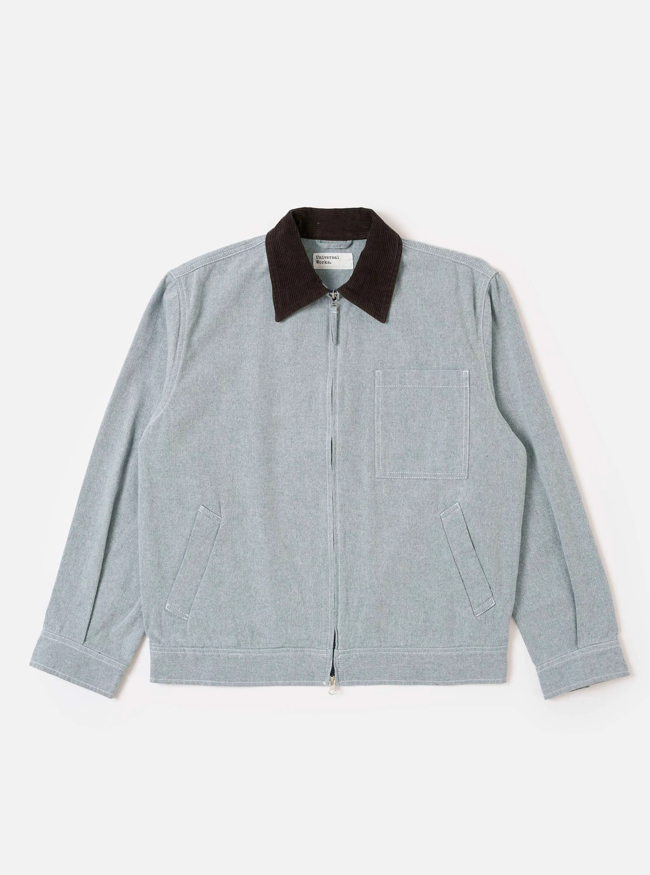 Light Indigo Jean Cloth Reworked Rose Bowl Jacket sold by Universal Works