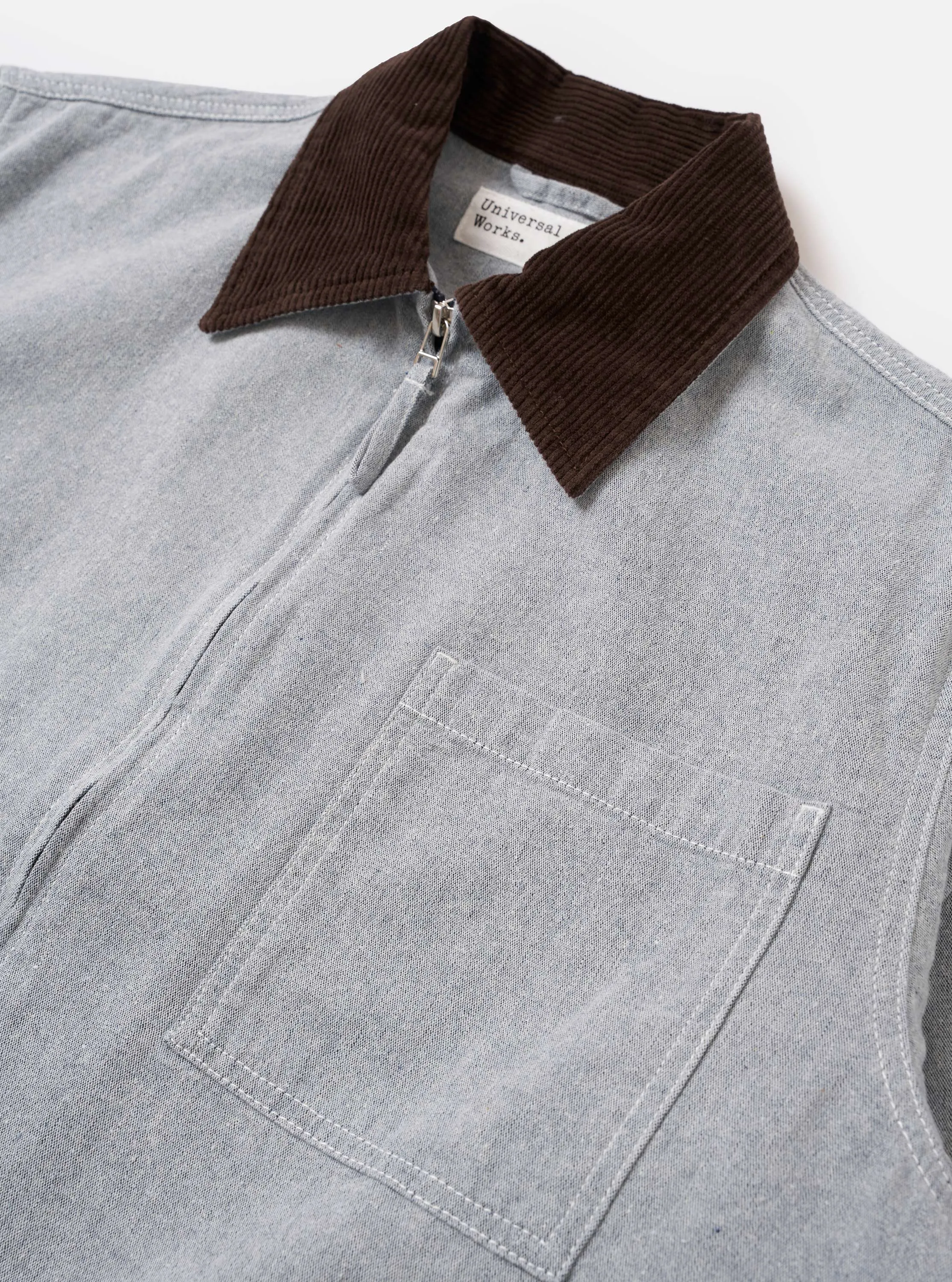 Light Indigo Jean Cloth Reworked Rose Bowl Jacket sold by Universal Works product image thumbnail 4